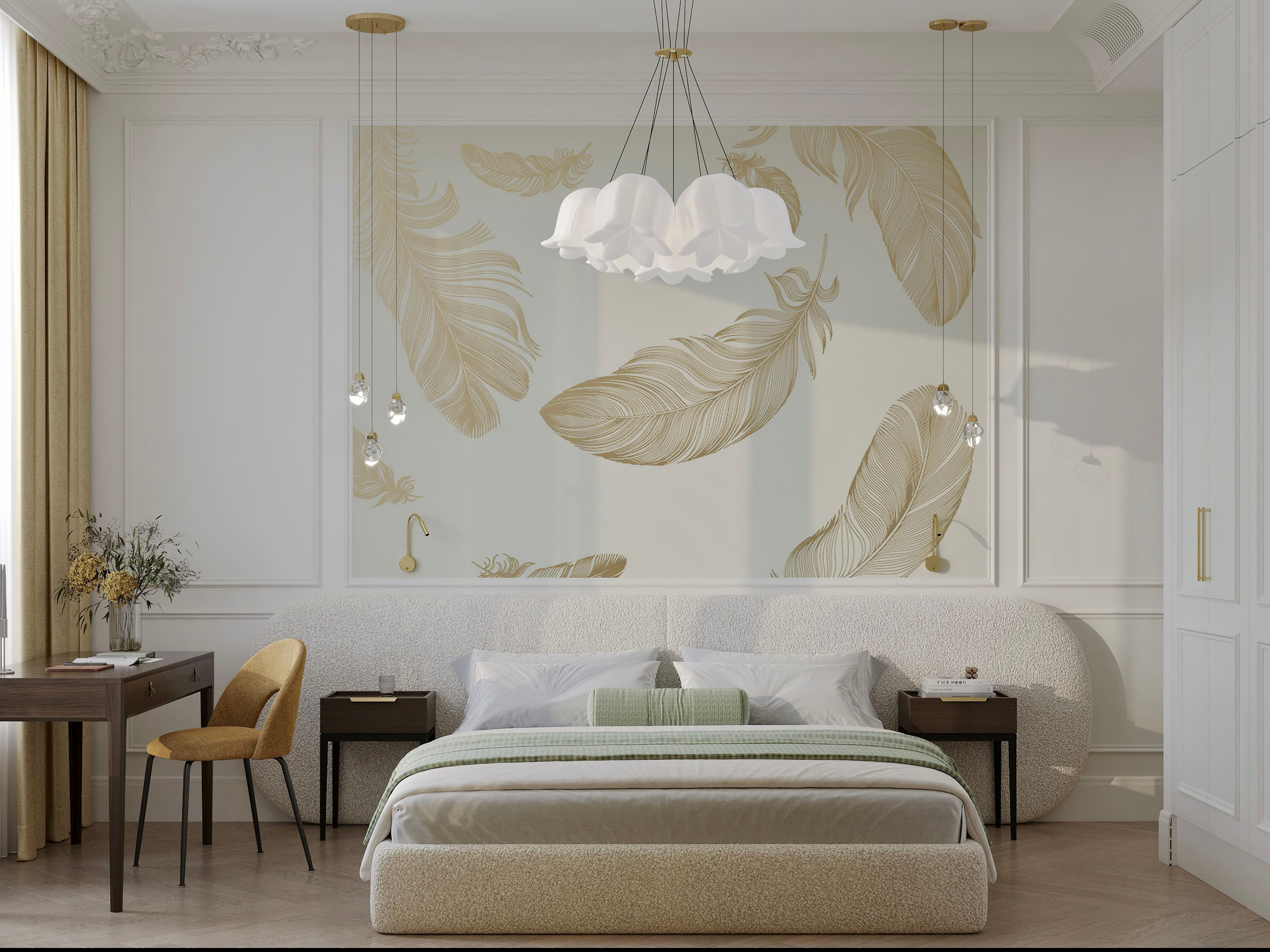 Нагатино Айленд 85 м². 3D Визуализация интерьера