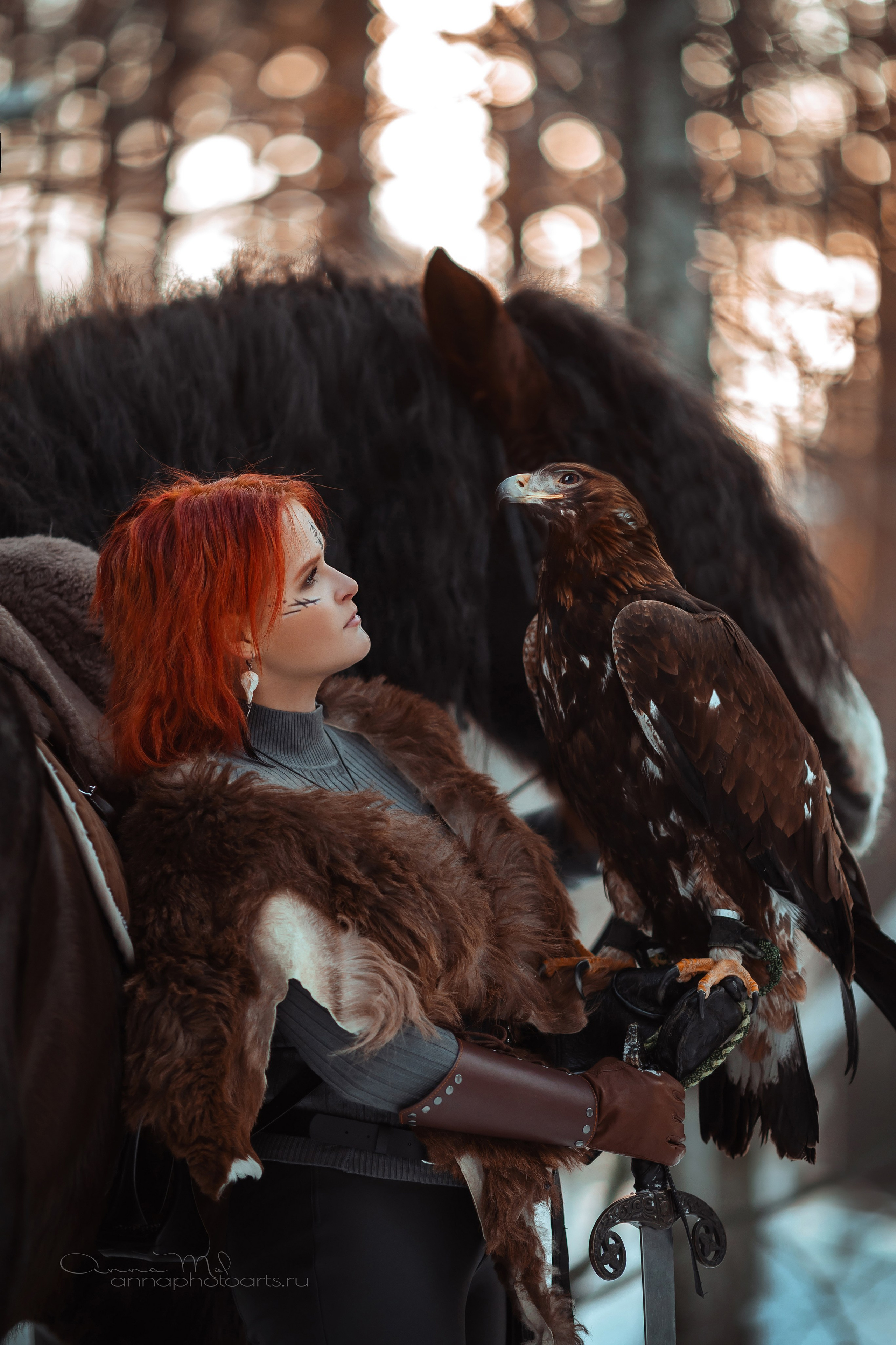 Настя, Малыш и Зевс. Анна Молчанова конный фотограф в Тюмени | фотосессии с лошадьми Тюмень