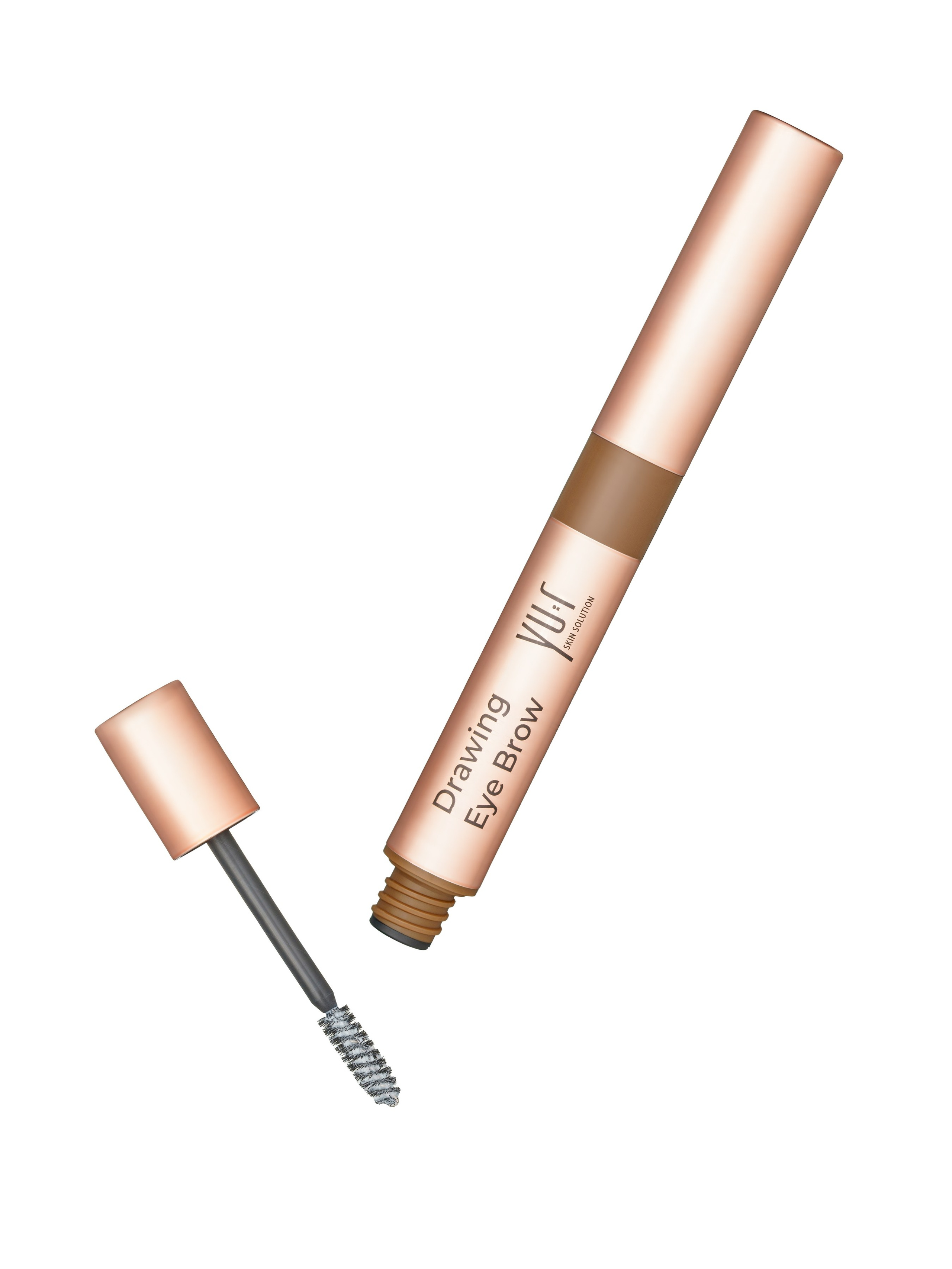 Карандаш для бровей YU.R с кисточкой — детальная съёмка для каталога корейской косметики от дистрибьютора Esthetics Point