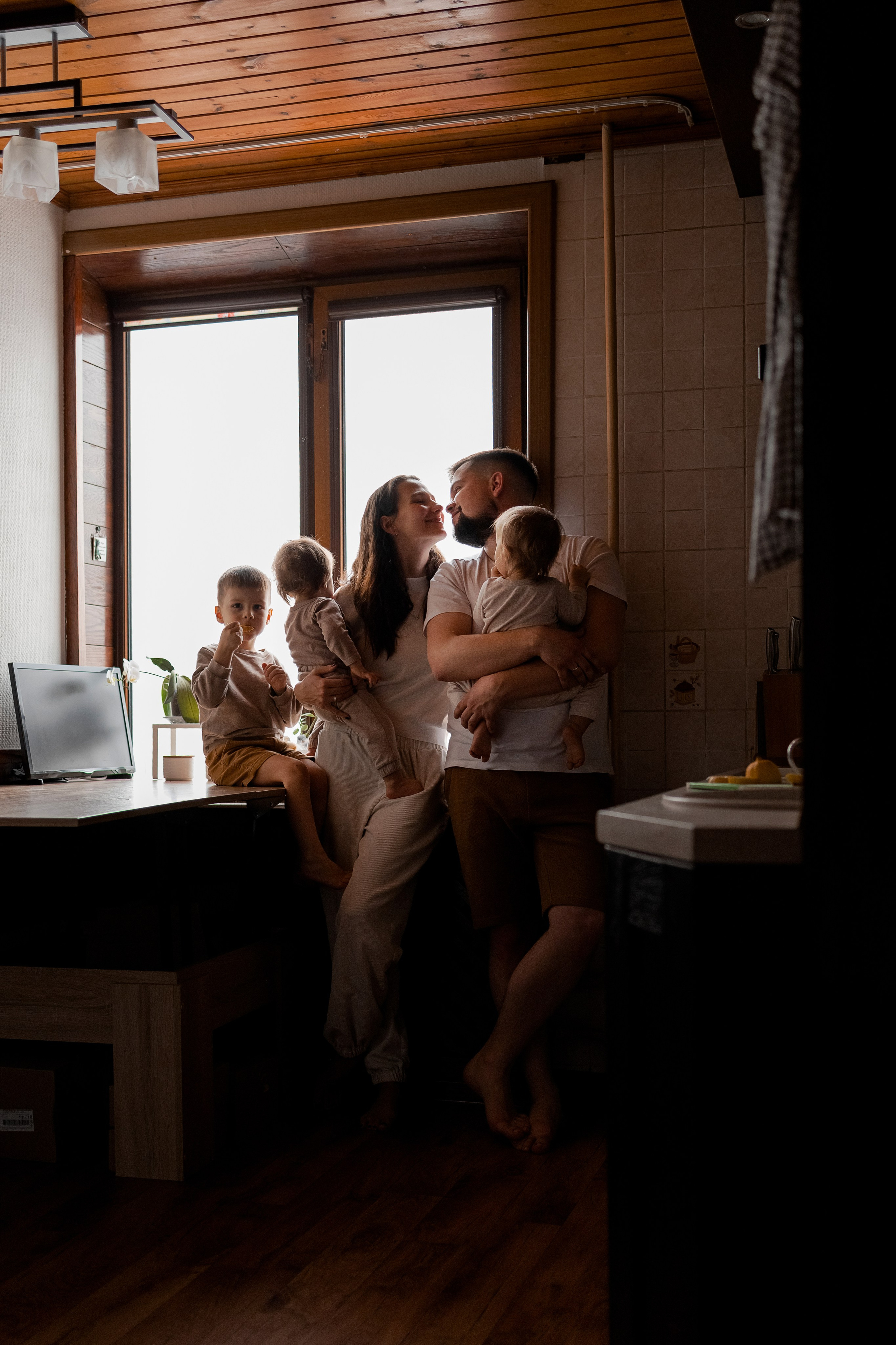 Николай, Ирина, Денис, Вика, Ника. Фотограф беременности и материнства в Москве Мария Менендес-Гонсалес