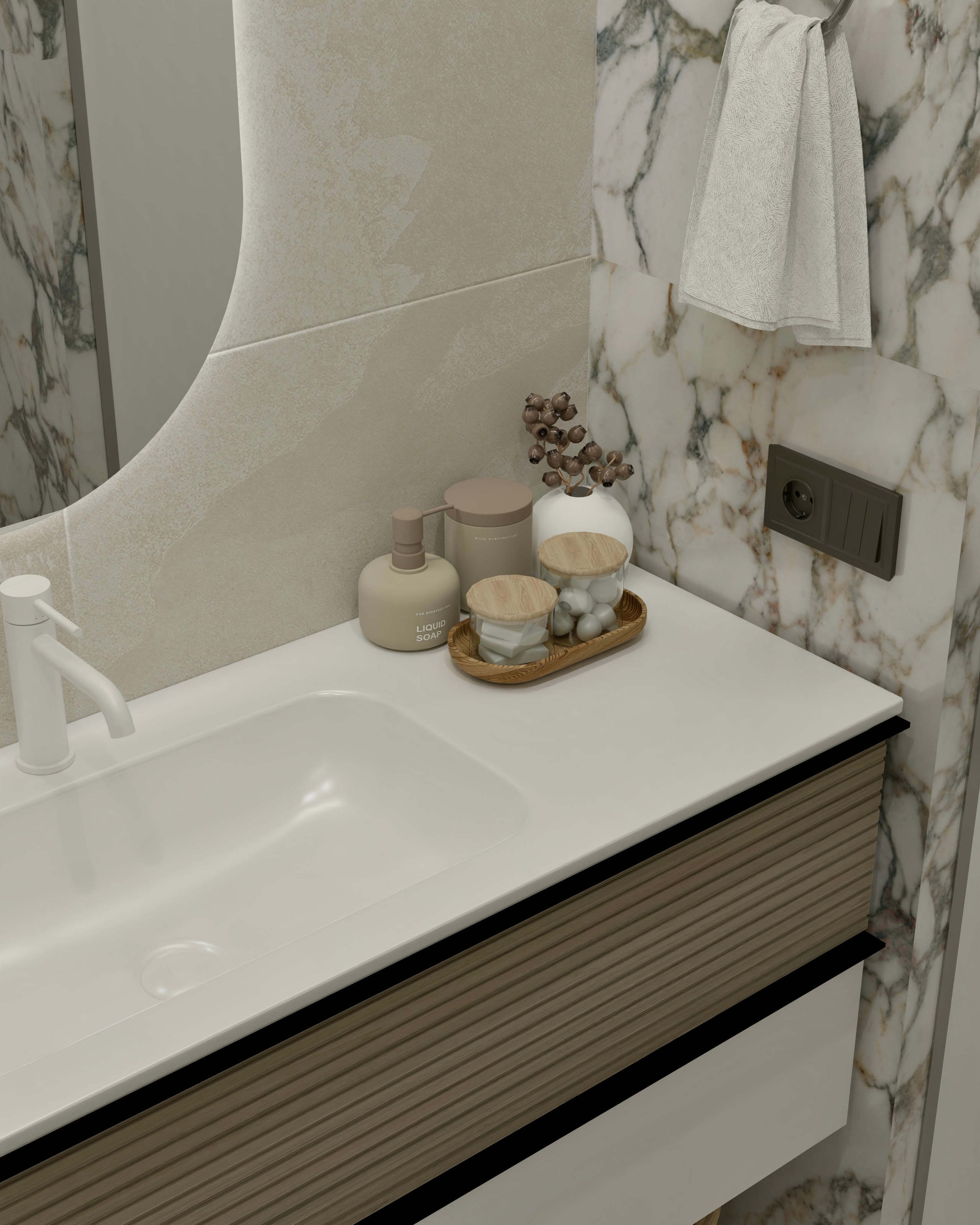 Однокомнатная квартира — 38 м². DMDesign — студия дизайна интерьеров