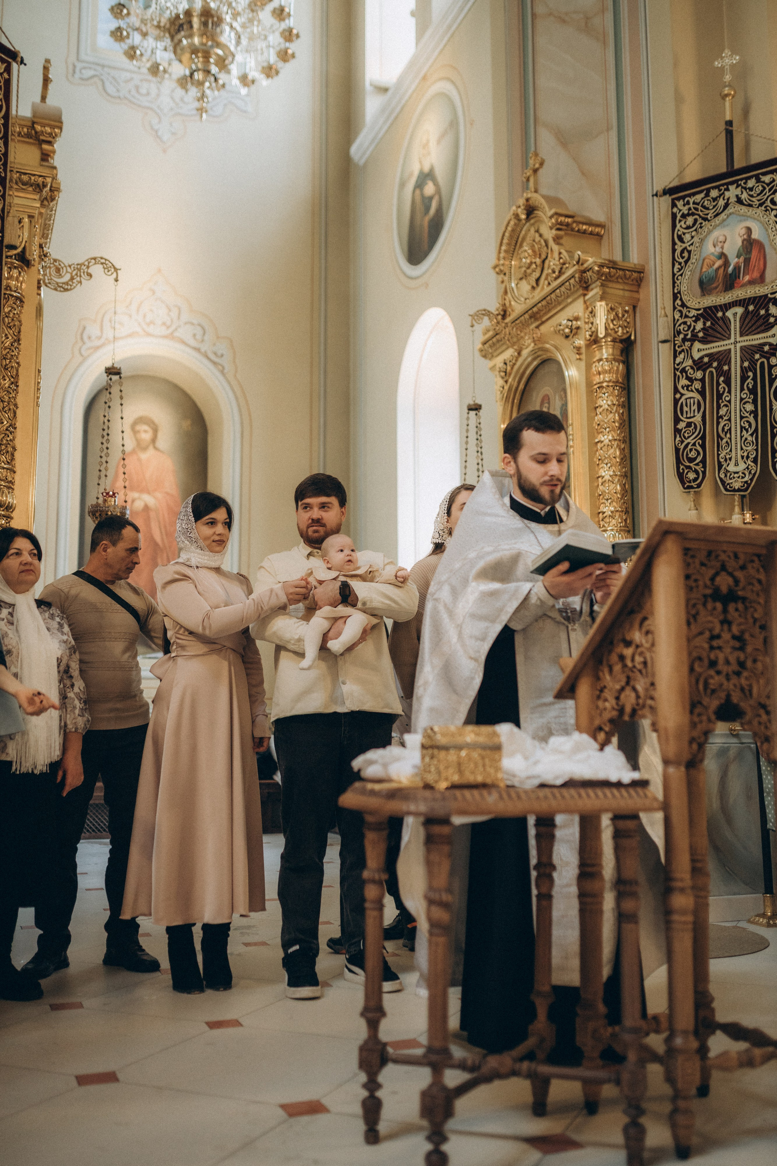 Крещение Анютки. Семейный фотограф и фотограф на роды в Ростове-на-Дону Мухина Виктория