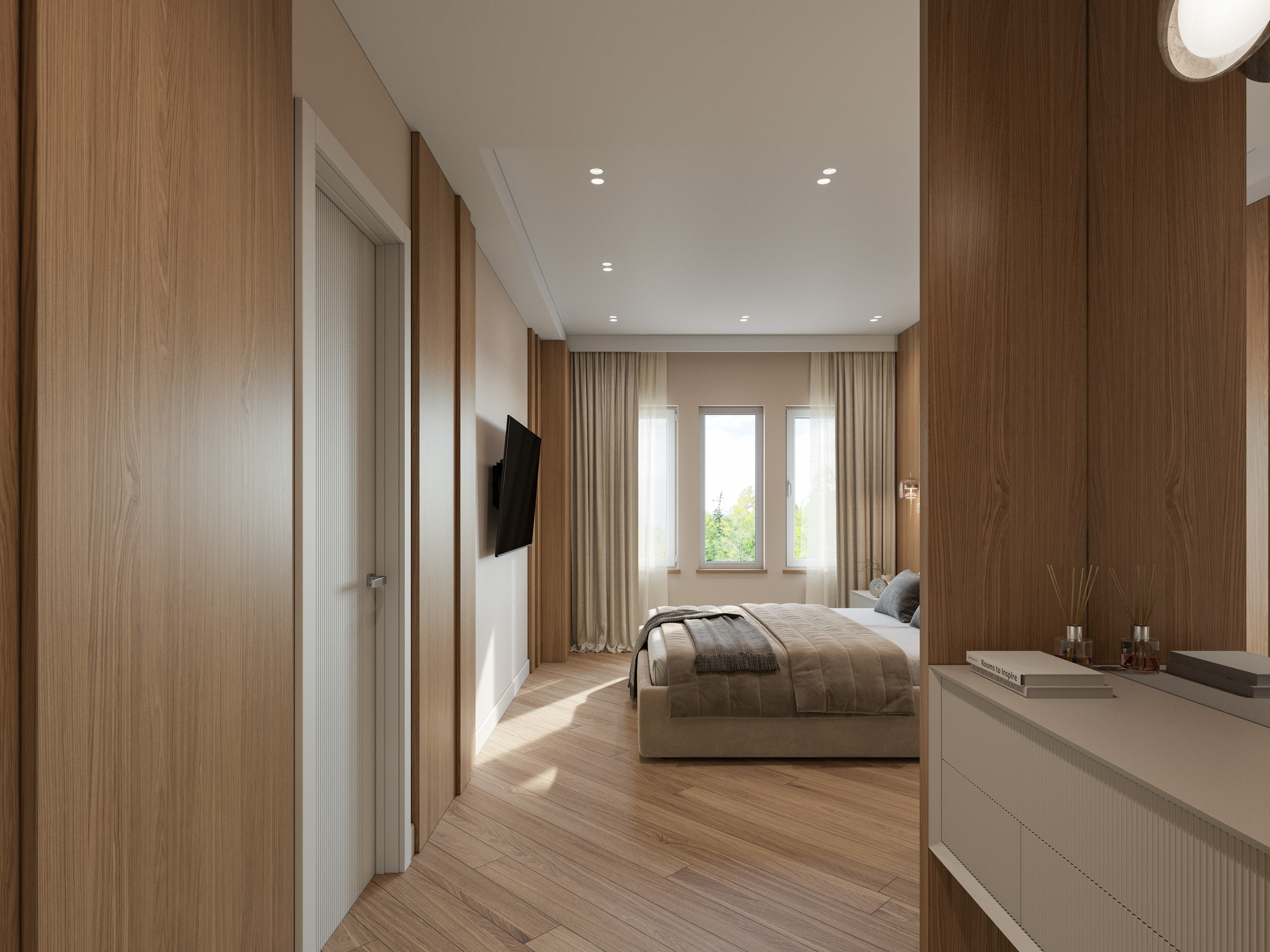 3D Визуализация Загородного Дома в Современном Стиле| Портфолио. Визуализатор интерьера в Москве | Брагин Кирилл