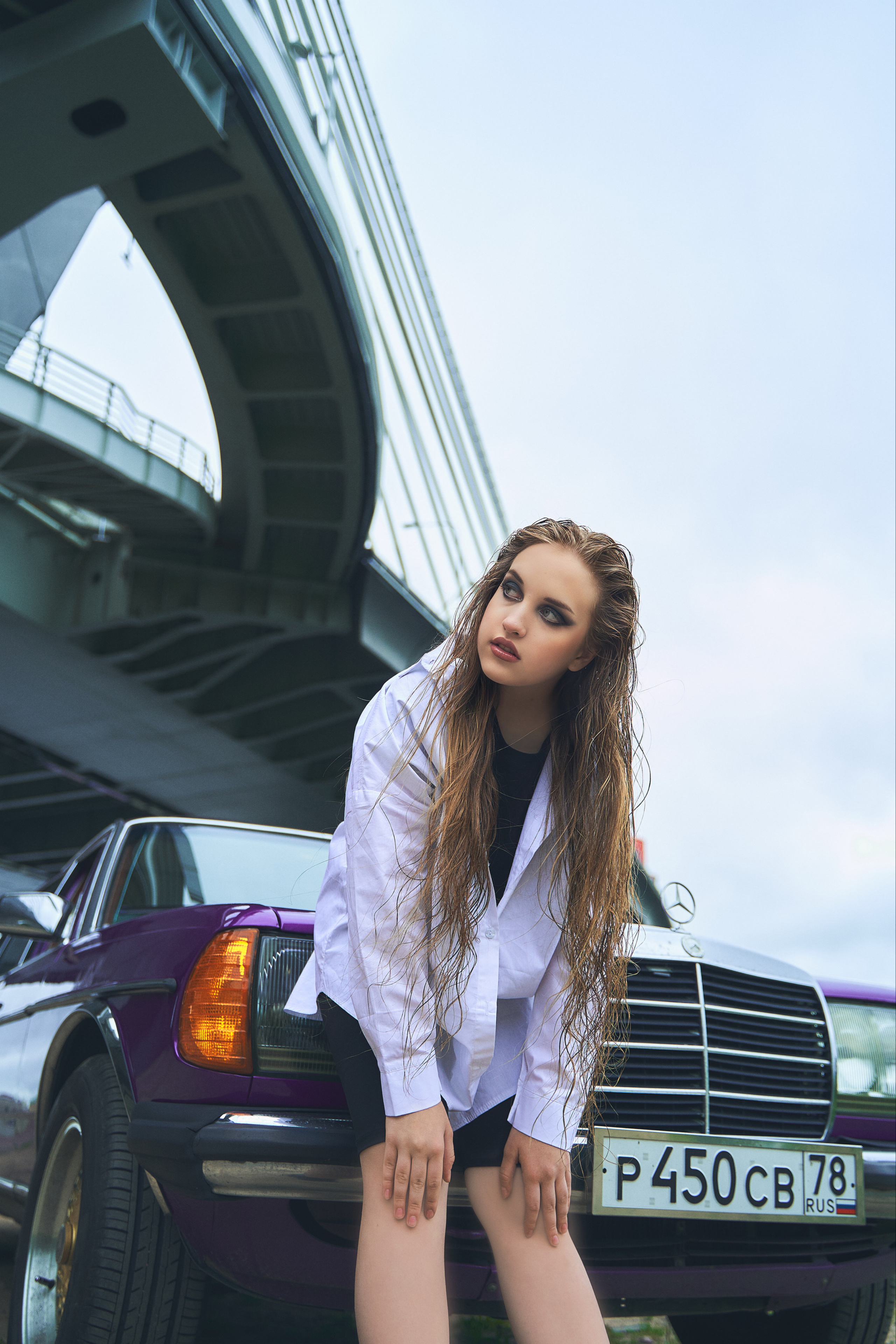 Съёмка с ретро автомобилем. Дети — balli school. Фотограф Барт Полина. Снимаю в Санкт-Петербурге, Москве, Приозерске