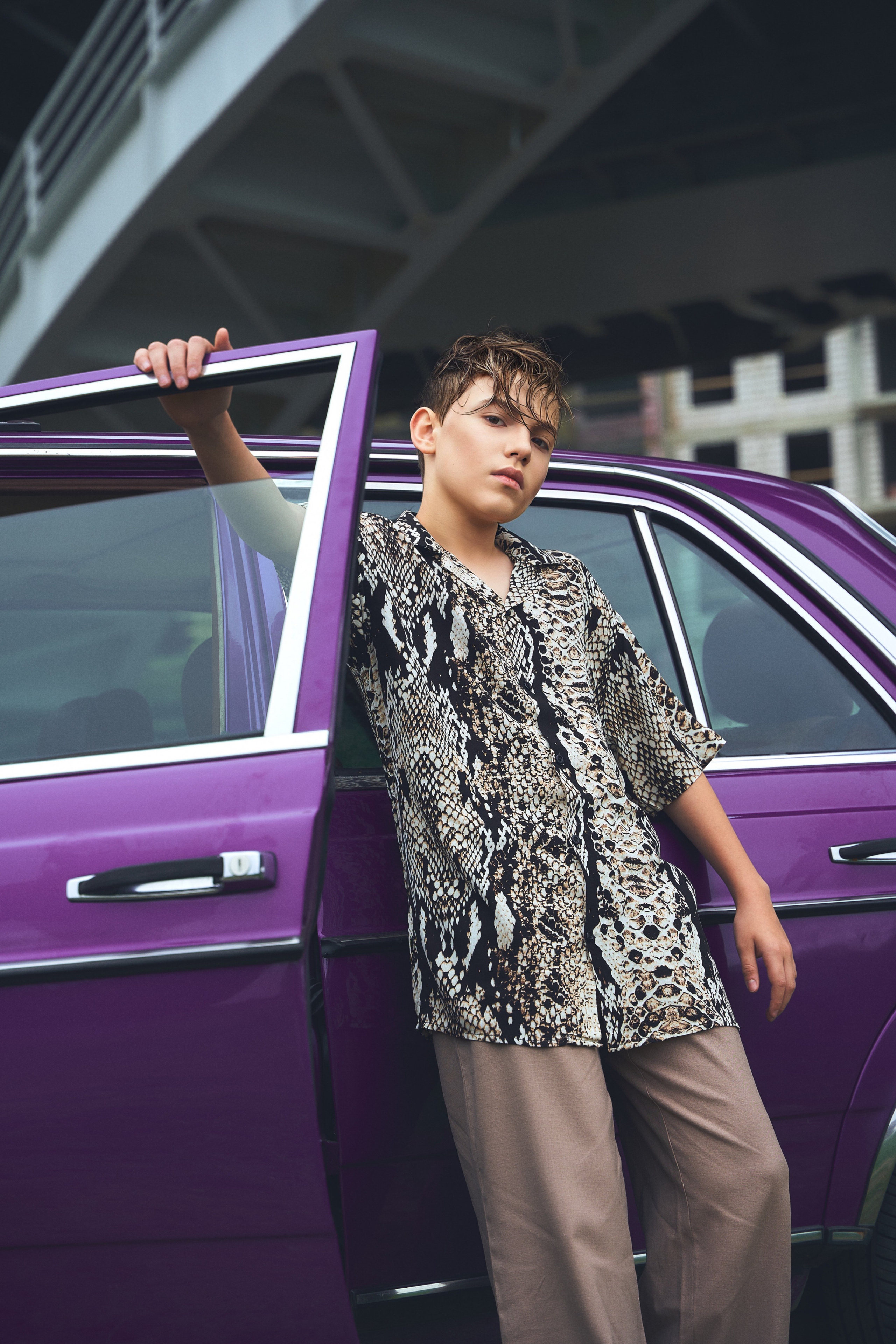 Съёмка с ретро автомобилем. Дети — balli school. Фотограф Барт Полина. Снимаю в Санкт-Петербурге, Москве, Приозерске