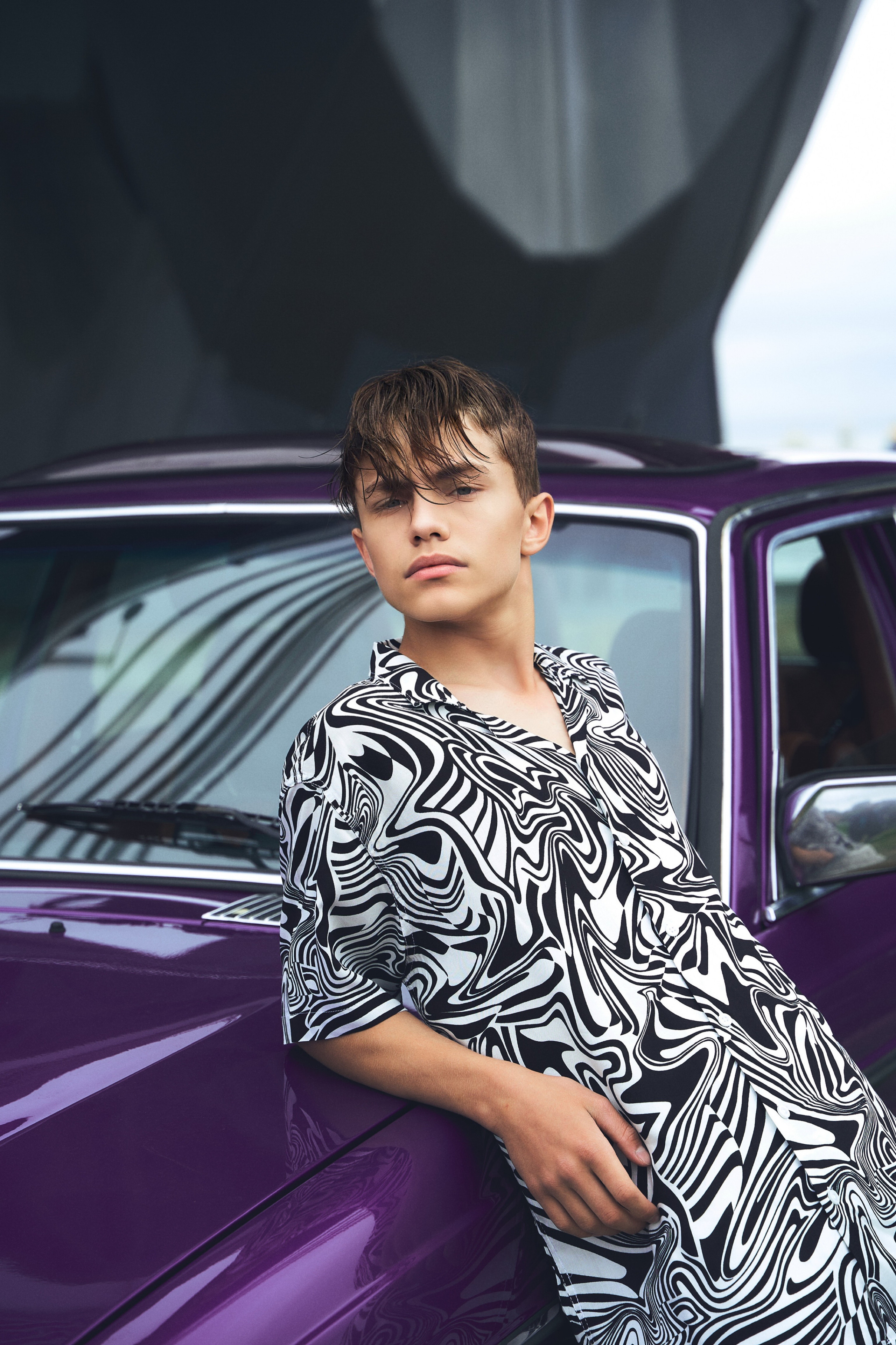 Съёмка с ретро автомобилем. Дети — balli school. Фотограф Барт Полина. Снимаю в Санкт-Петербурге, Москве, Приозерске