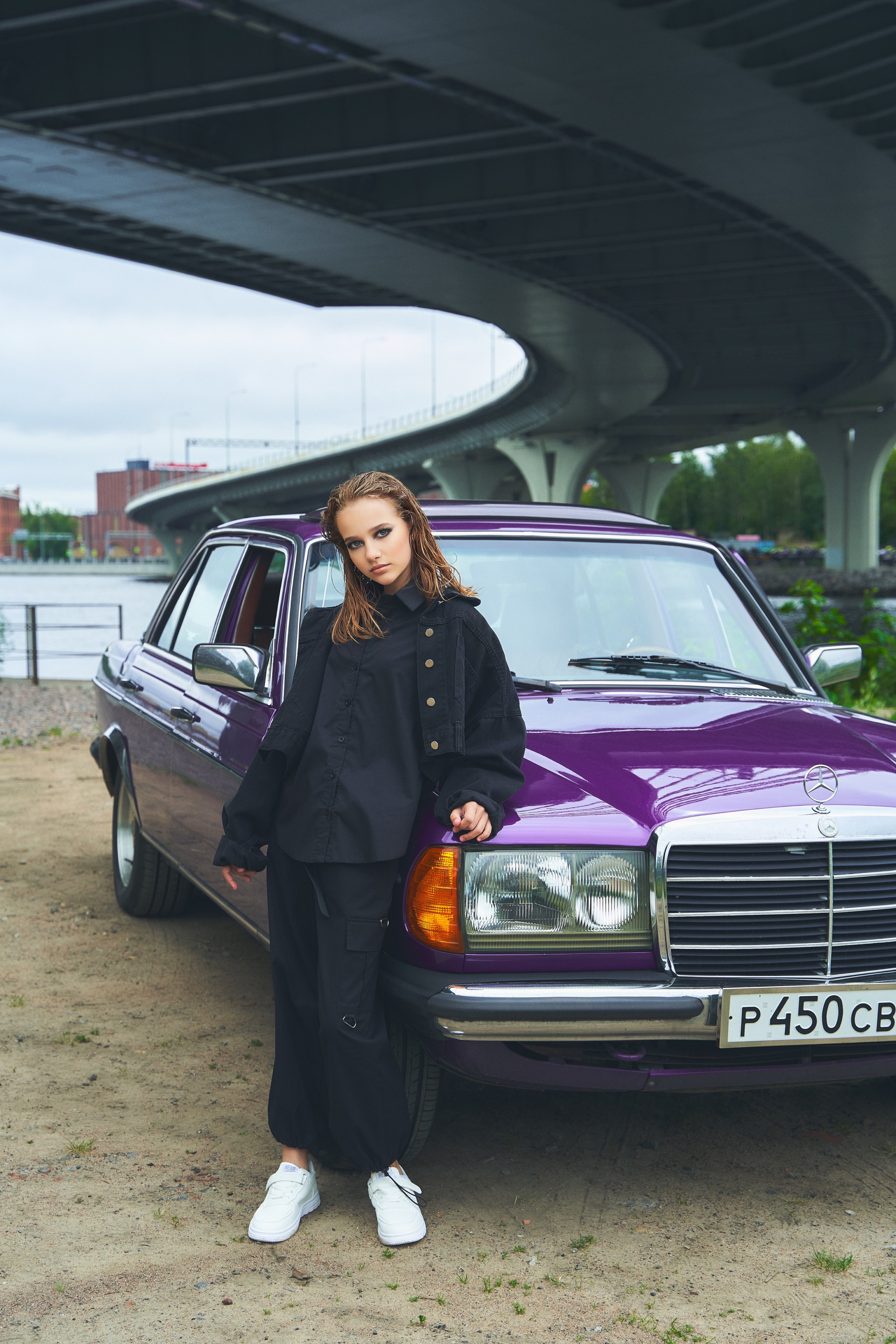 Съёмка с ретро автомобилем. Дети — balli school. Фотограф Барт Полина. Снимаю в Санкт-Петербурге, Москве, Приозерске