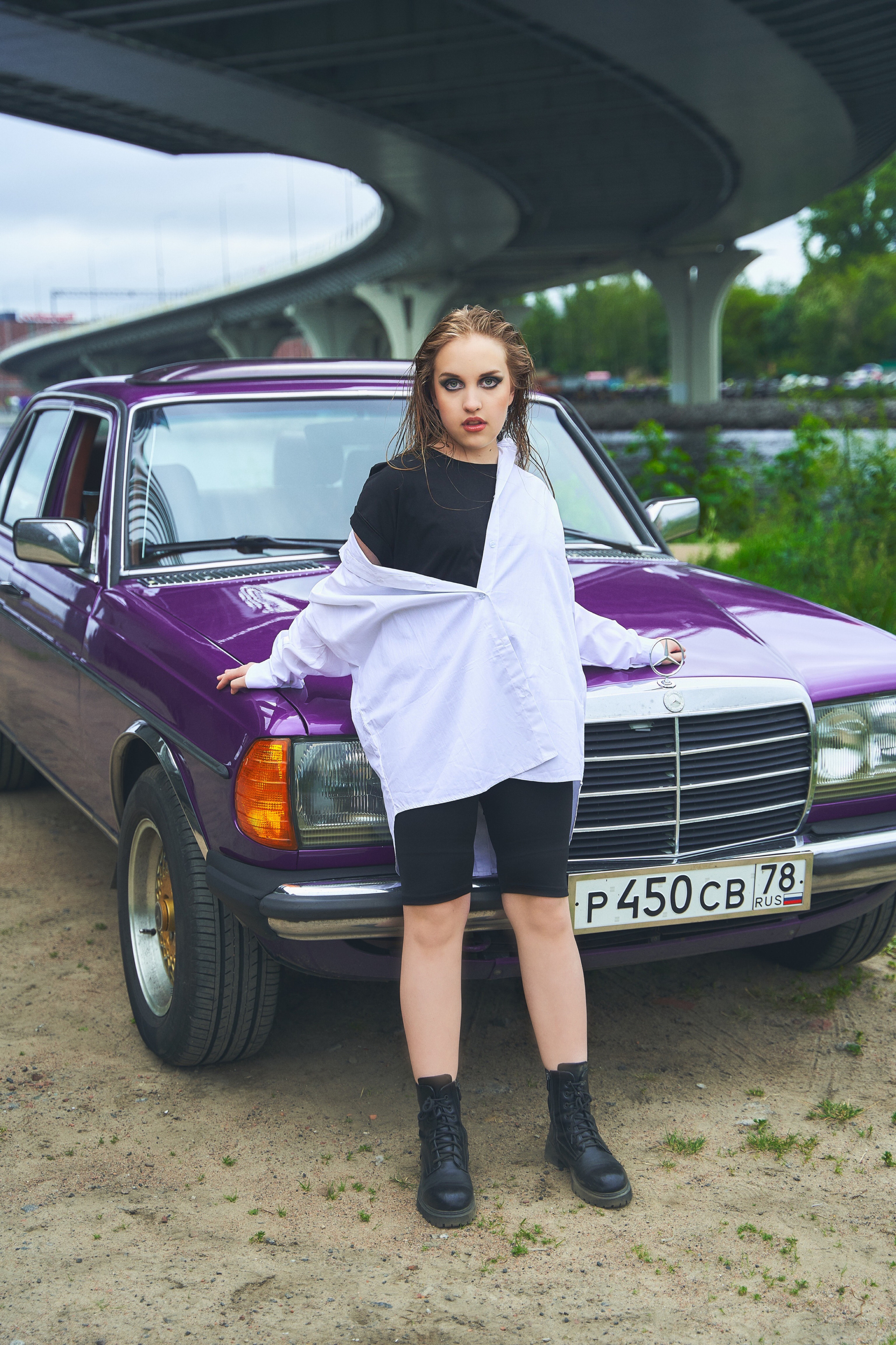 Съёмка с ретро автомобилем. Дети — balli school. Фотограф Барт Полина. Снимаю в Санкт-Петербурге, Москве, Приозерске