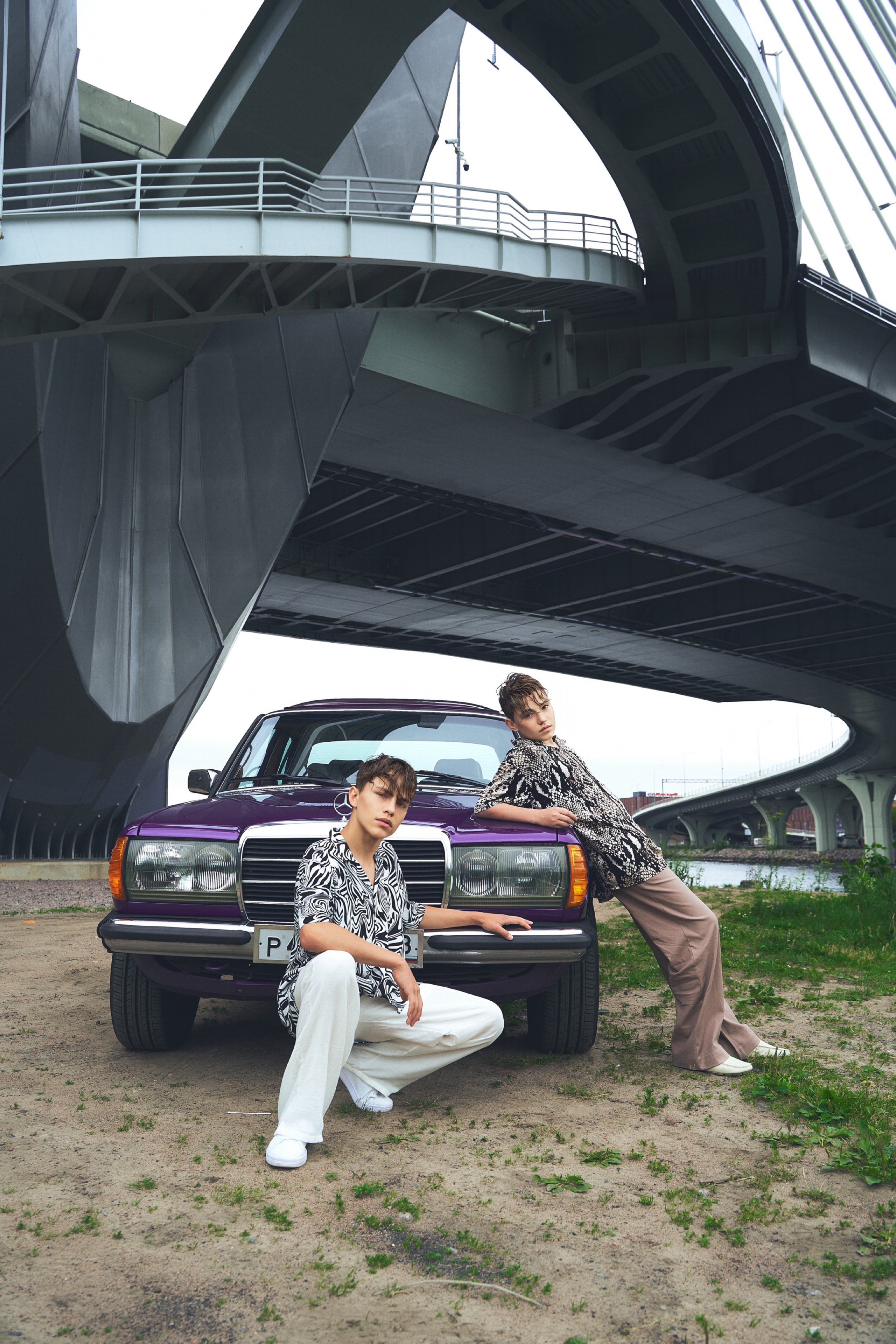 Съёмка с ретро автомобилем. Дети — balli school. Фотограф Барт Полина. Снимаю в Санкт-Петербурге, Москве, Приозерске