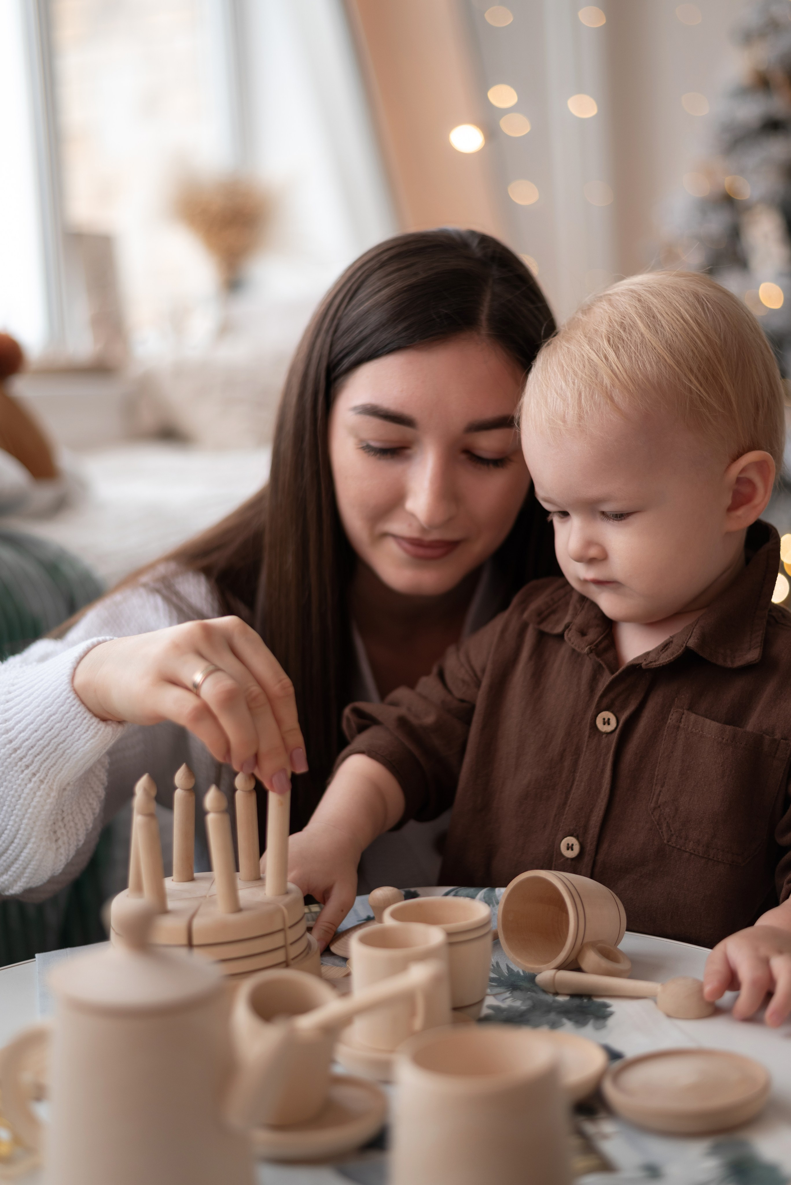 Саша и Катя в студии «Вдохновение»