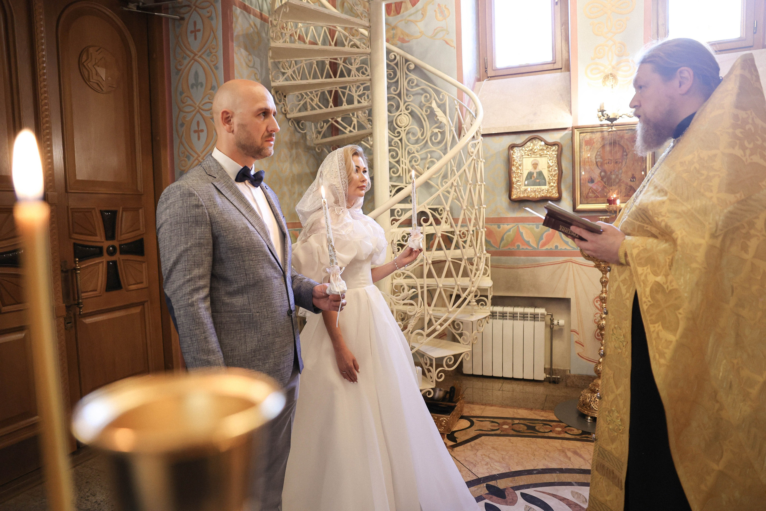 ВЕНЧАНИЕ. Свадебный, репортажный, фотограф Москва и Московская область