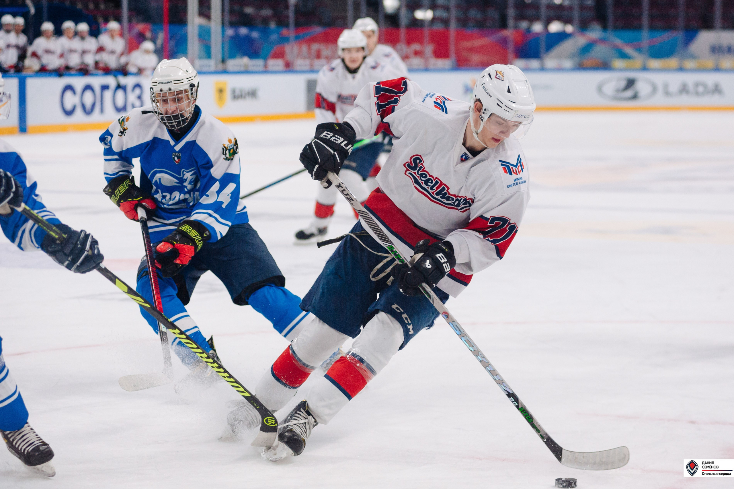 Чемпионат СХЛ. Стальные сердца — Газовик. Фотограф Магнитогорск Данил Семенов