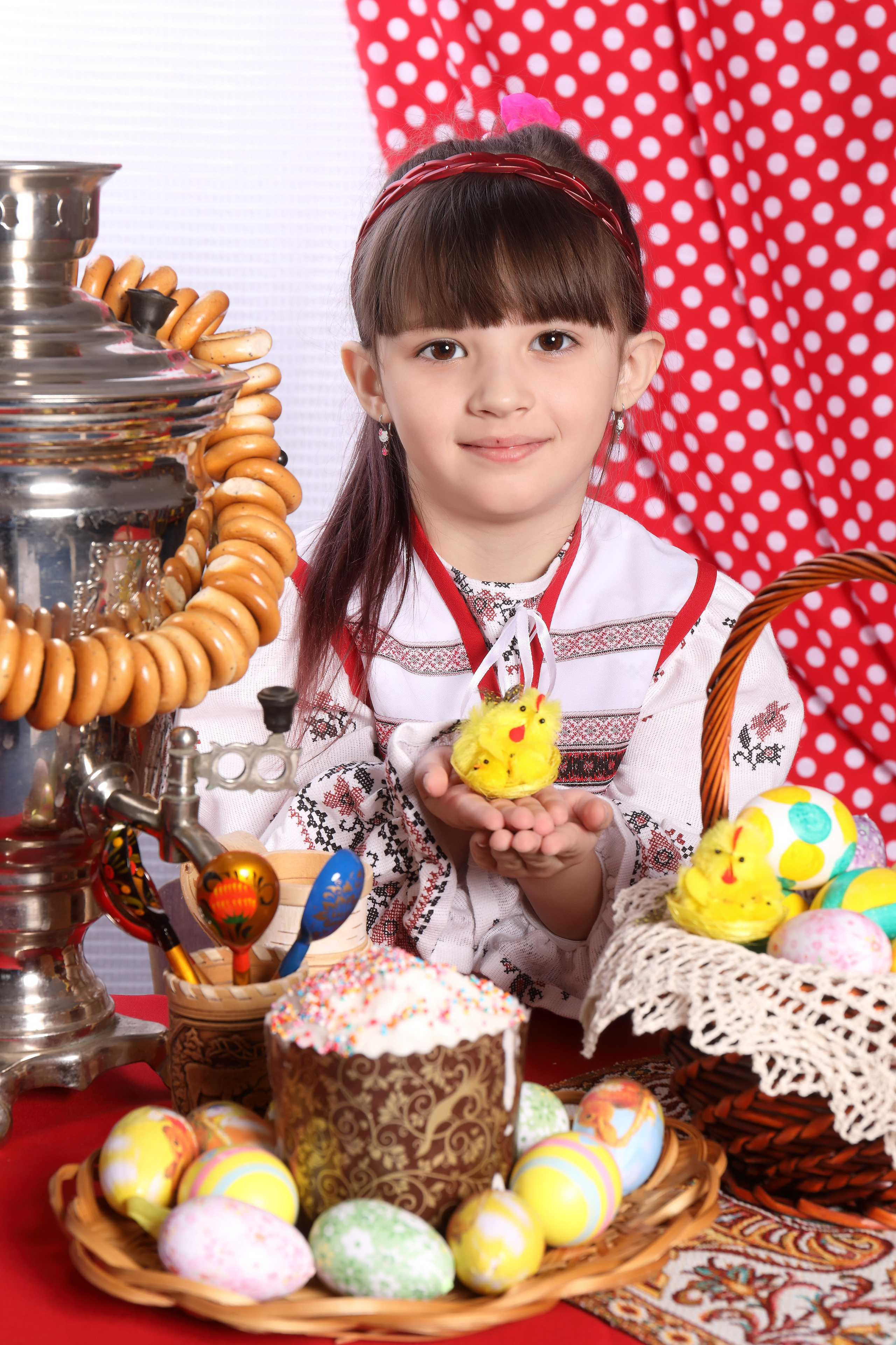 Пасхальный стол. Детская выездная фотостудия