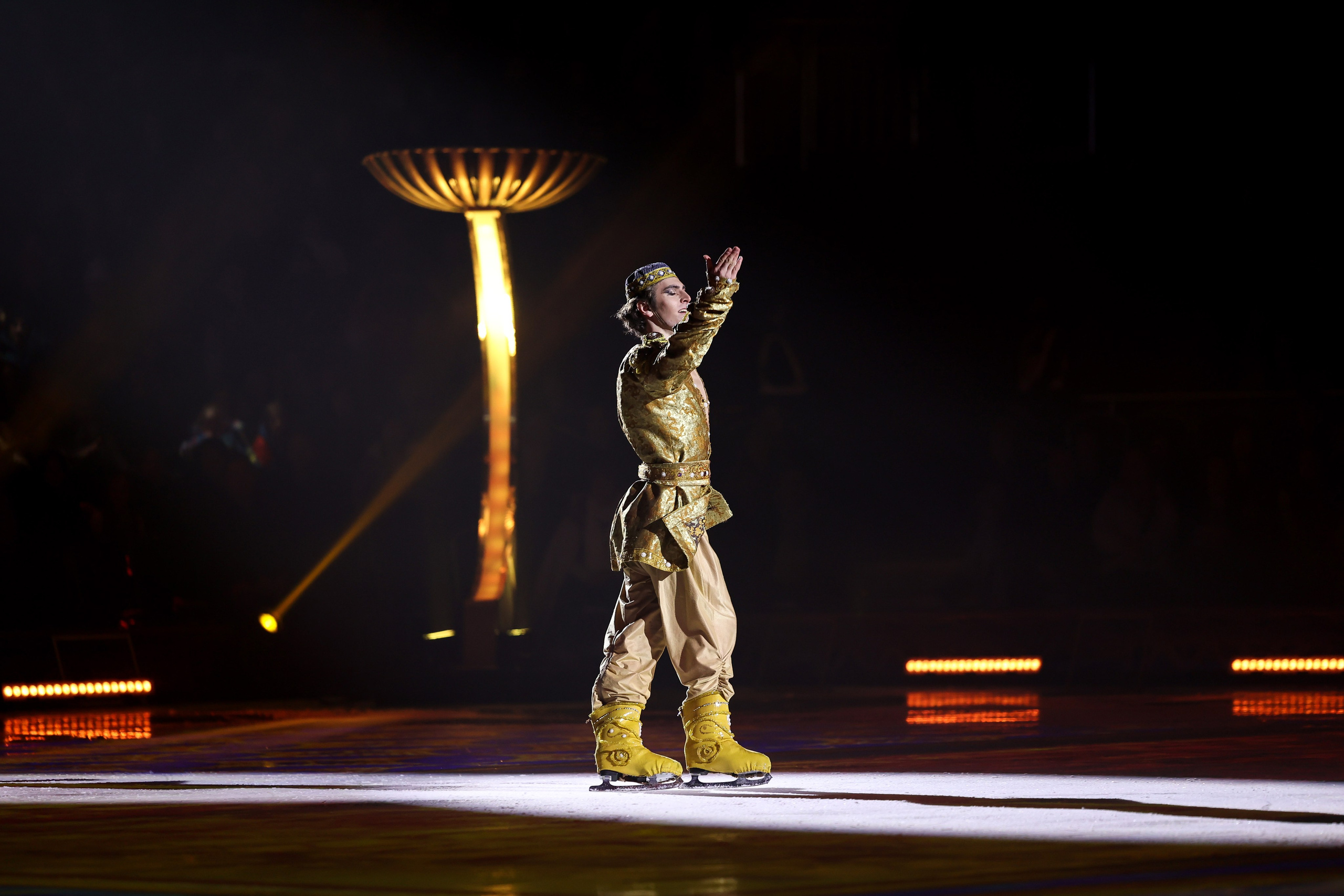 «История любви Шахеризады» шоу на льду 03.01.2024. Спортивный и репортажный фотограф Антон Тереханов