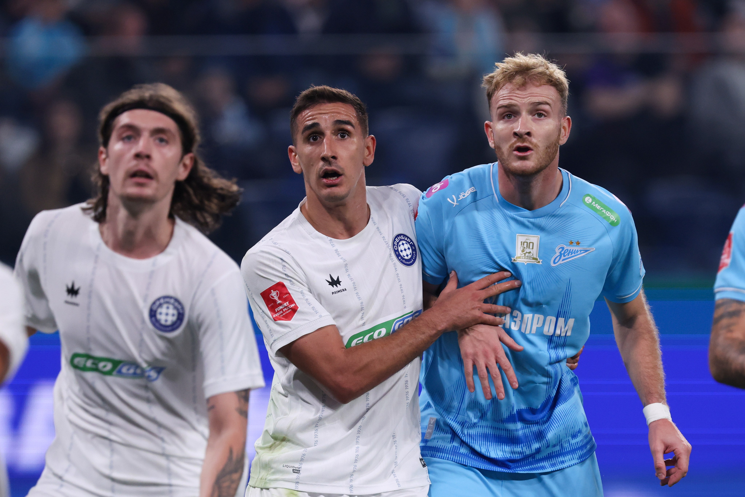 ФК Зенит -ФК Оренбург Fonbet Кубок России 2025/26. Спортивный и репортажный фотограф Антон Тереханов