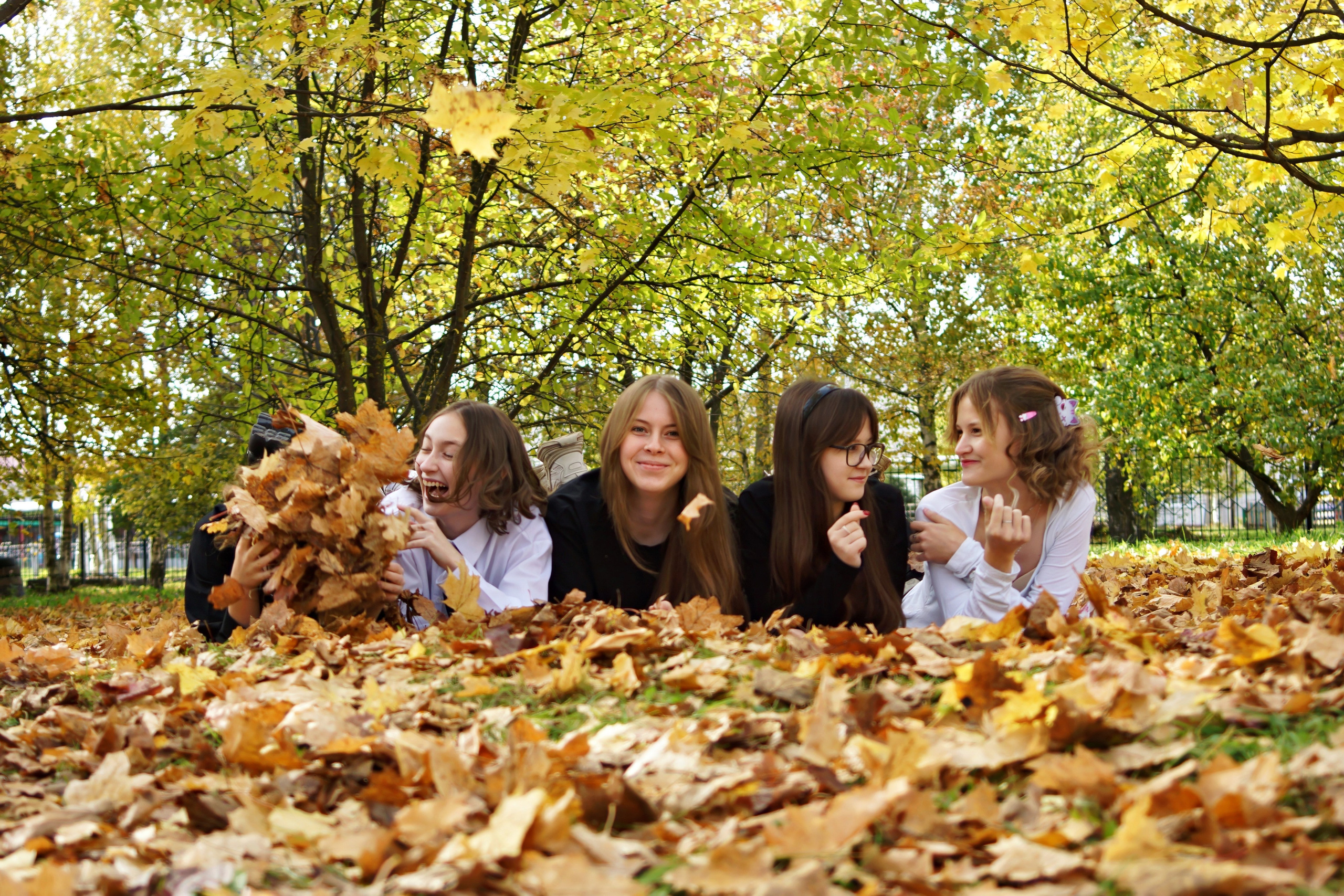 Осенняя фотосессия в школе г. Йошкар-Ола