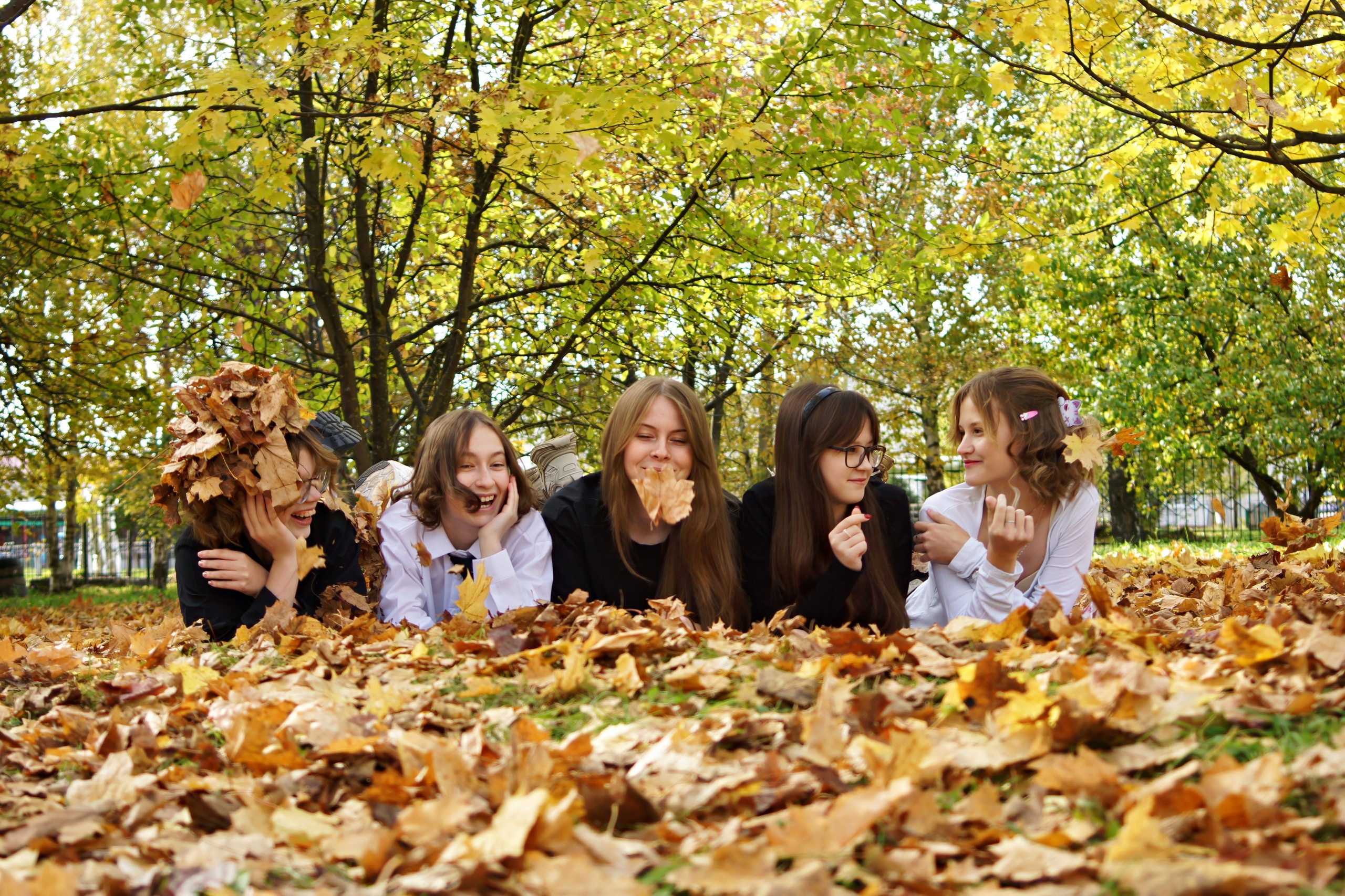 Осенняя фотосессия в школе г. Йошкар-Ола