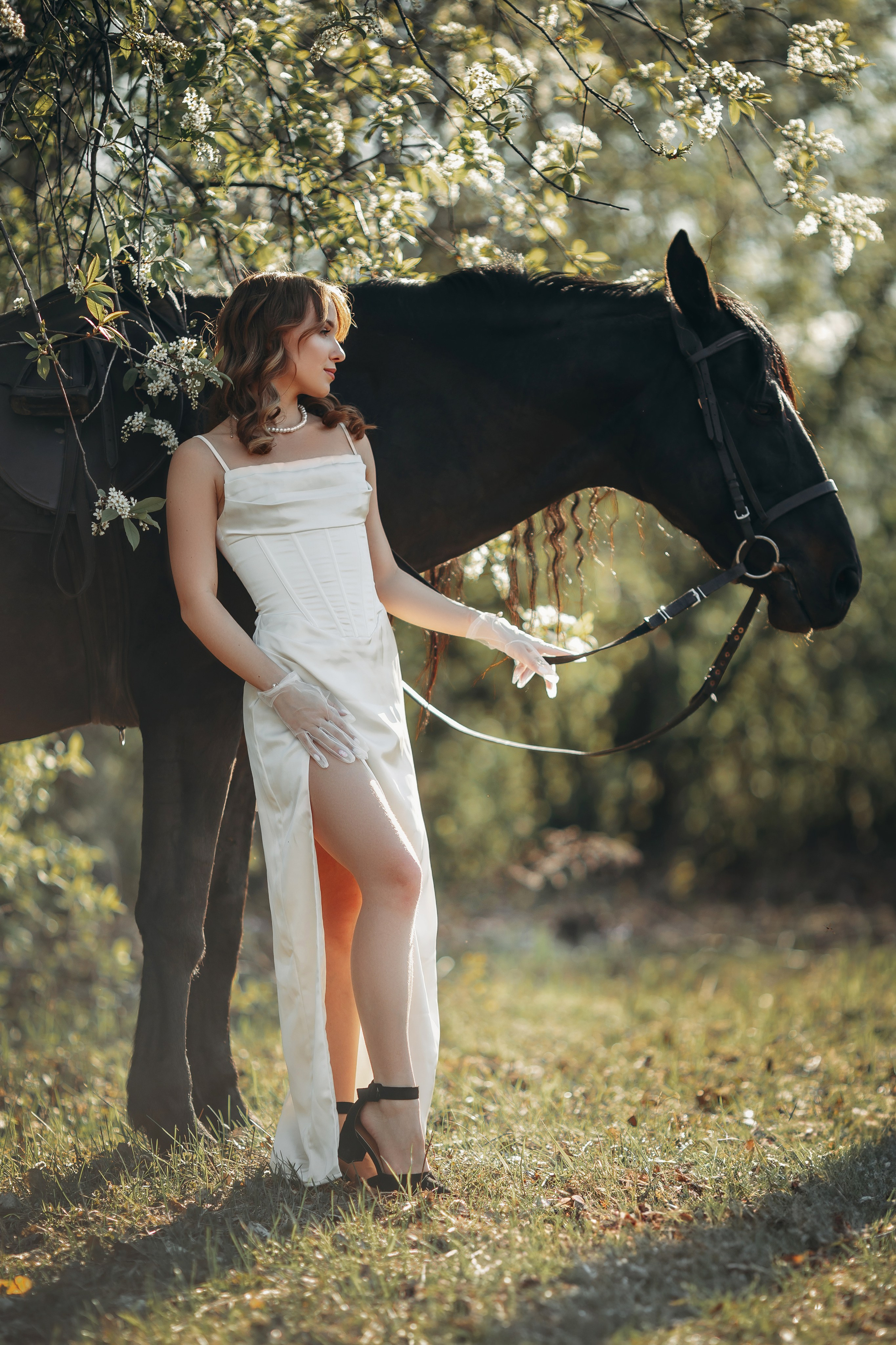 Женственность. Анна Молчанова конный фотограф в Тюмени | фотосессии с лошадьми Тюмень
