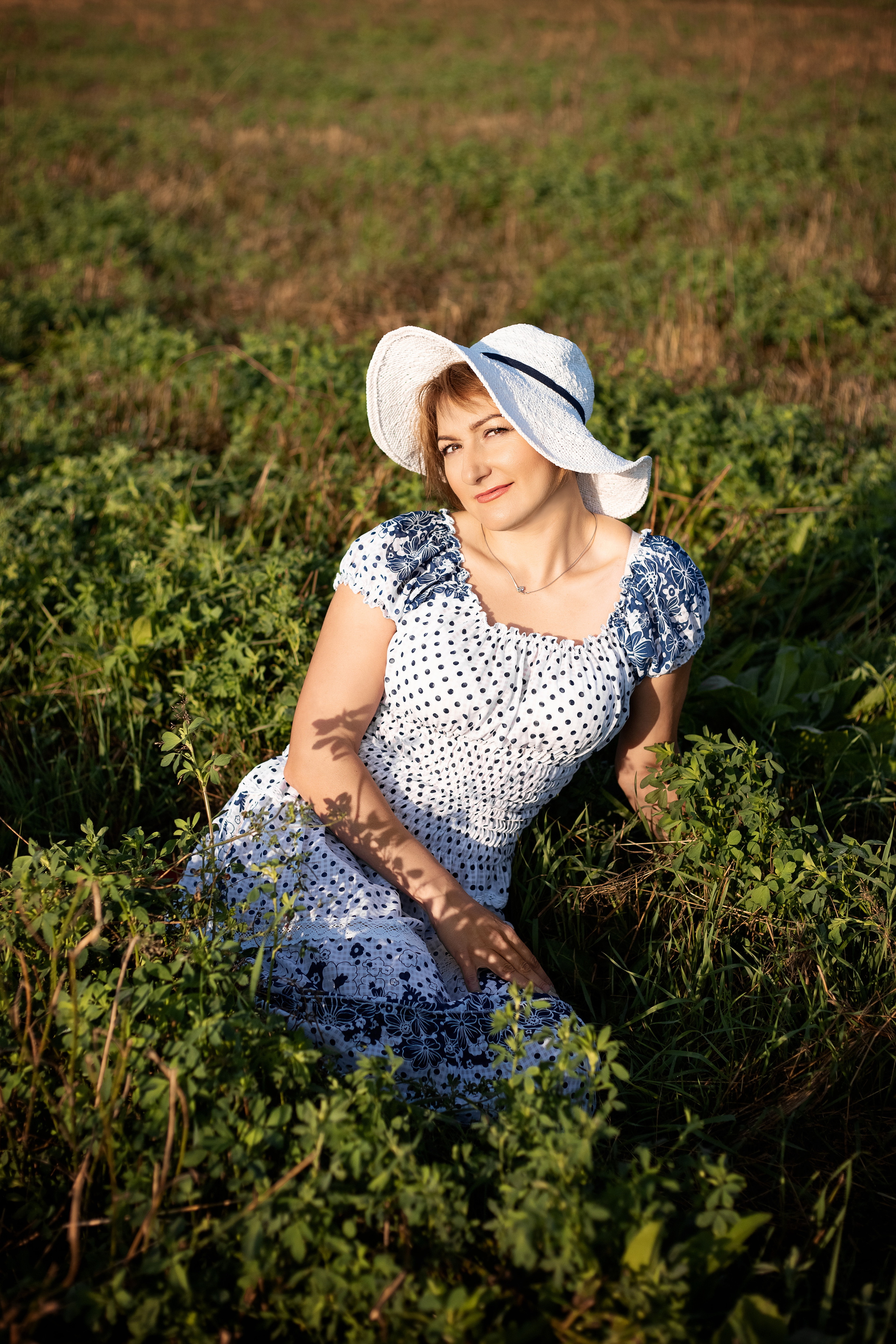 Фотосессия в поле