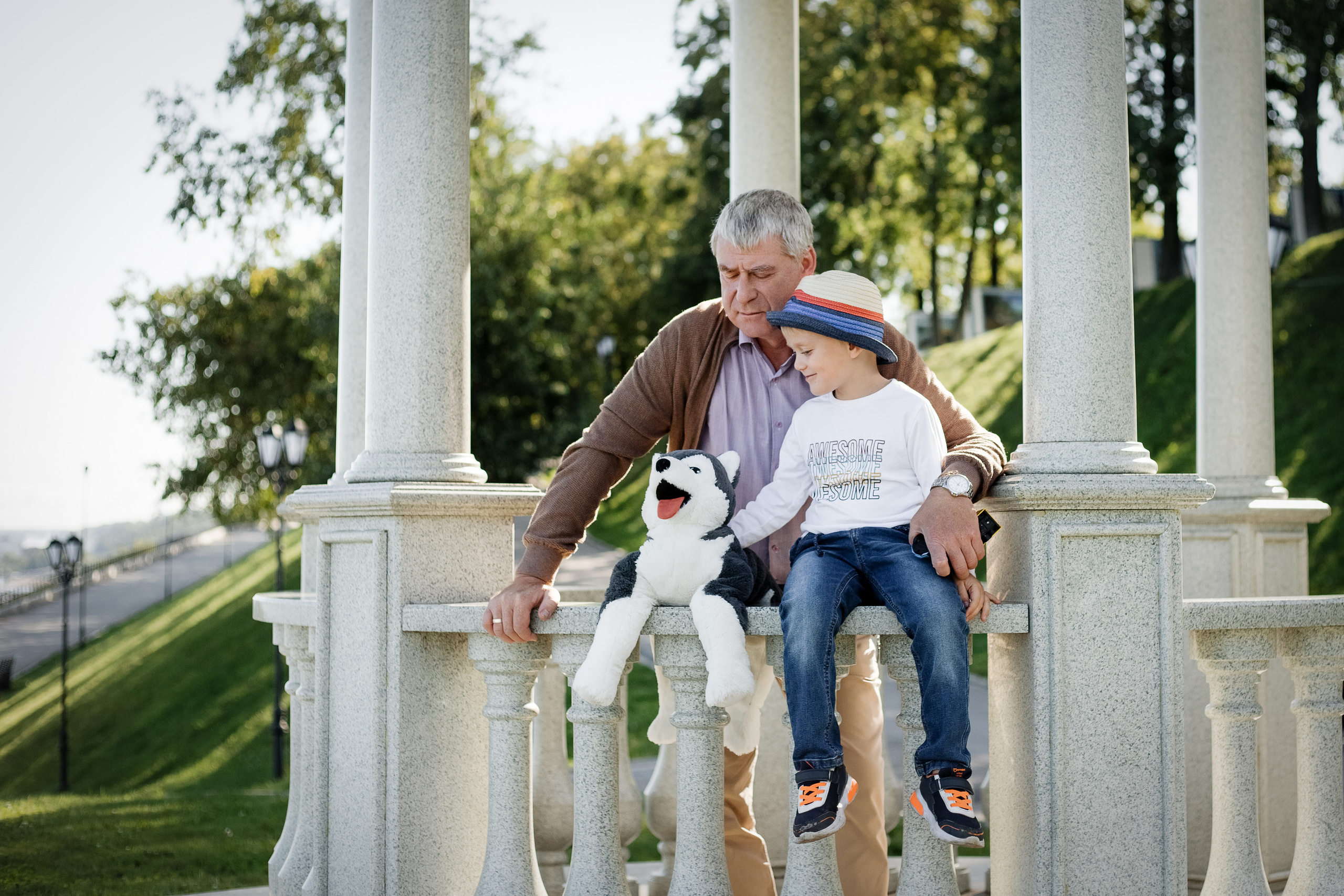 Семейная фотосессия. Отец и сын. Пермь