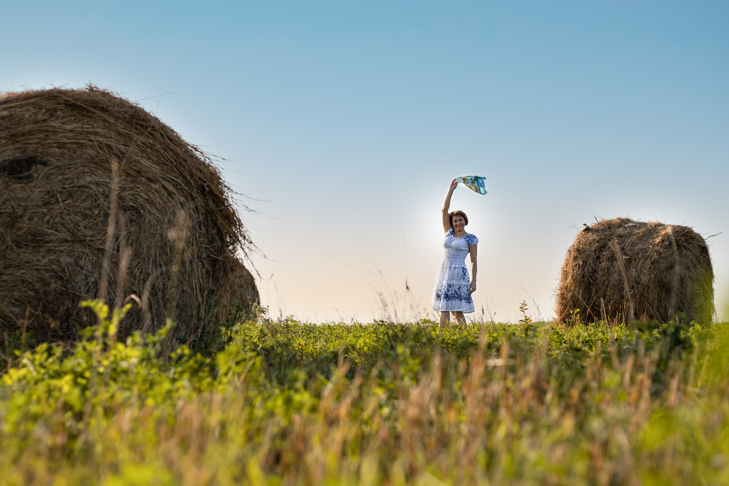 Фотосессия в поле