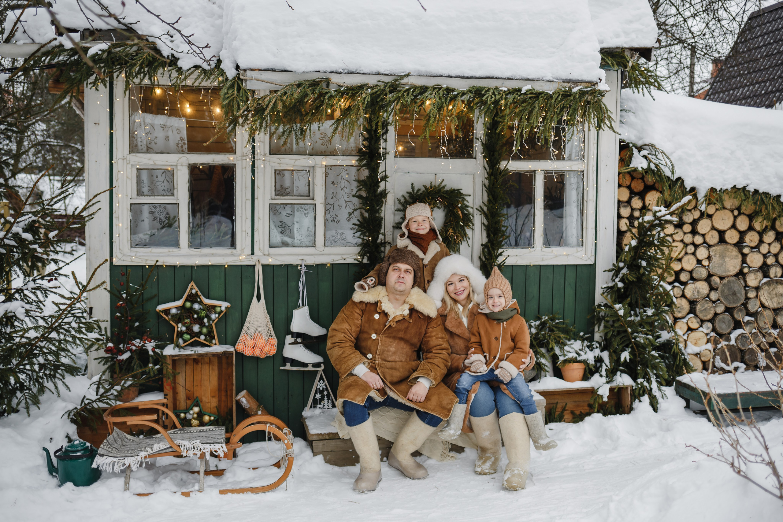 Анатолий, Ирина, Мирослав, Арина. Семейный фотограф Николаева Ольга
