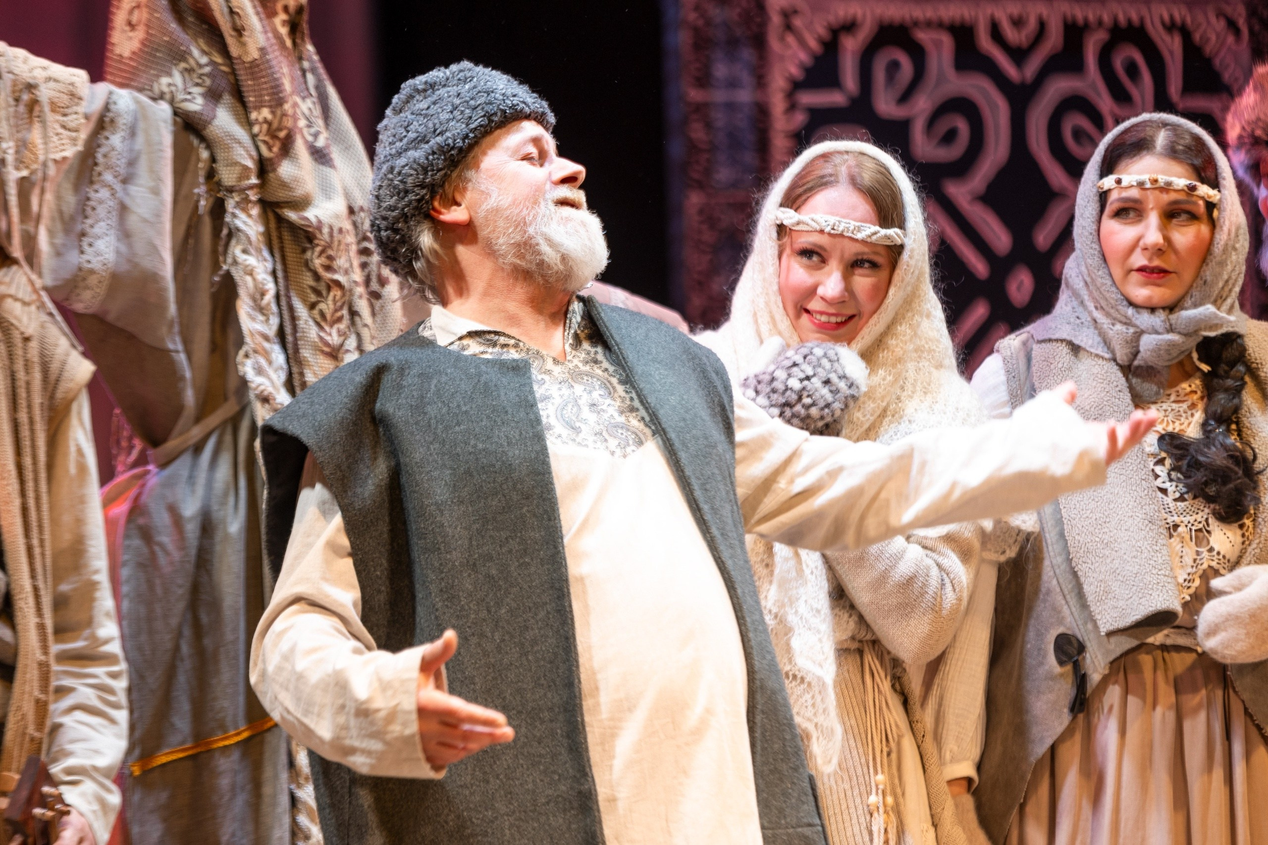 Декорации для спектакля «Снегурочка» | Историко-этнографический театр. История занавеса. Превращаем идею в технологию