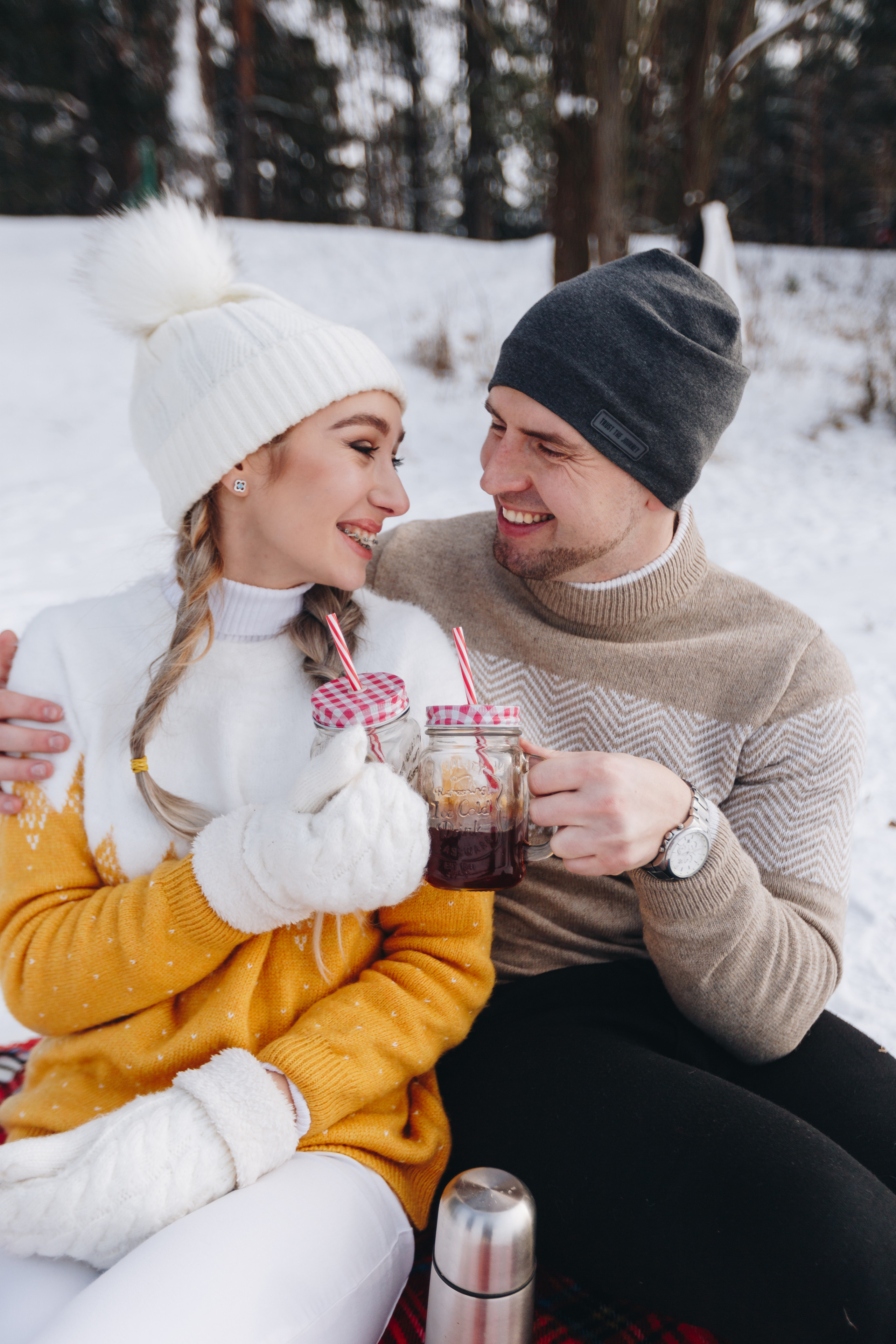 Зимняя лавстори. Свадебный семейный фотограф и видеограф Гомель Минск Беларусь Европа