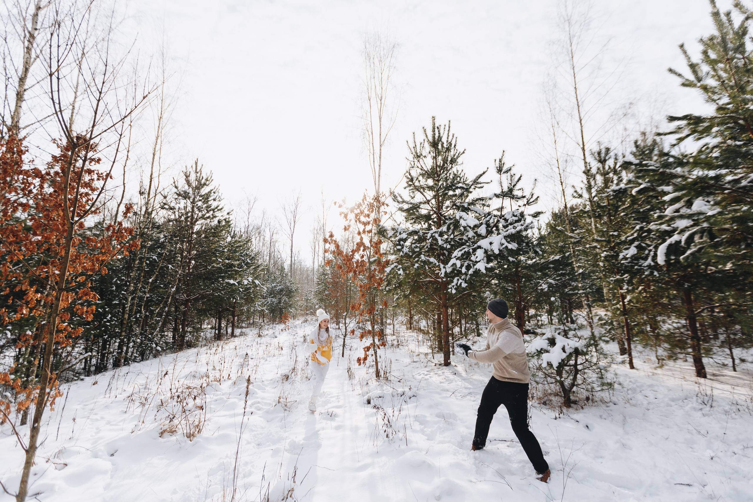 Зимняя лавстори. Свадебный семейный фотограф и видеограф Гомель Минск Беларусь Европа
