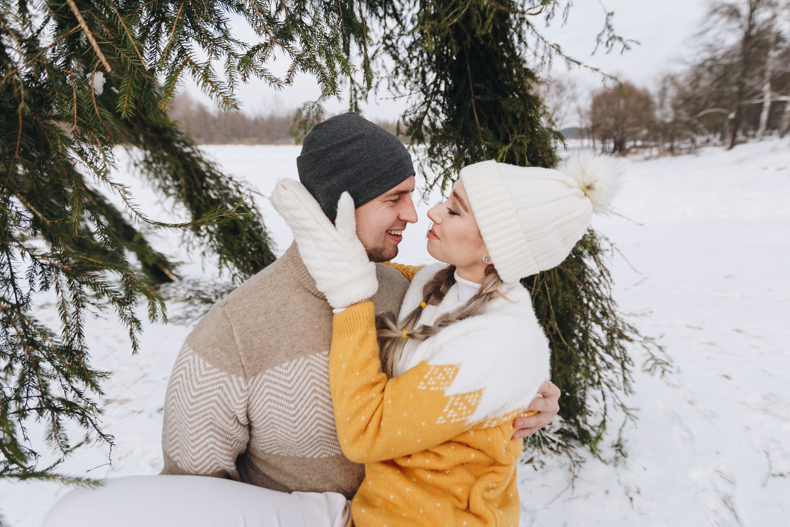 Зимняя лавстори. Свадебный семейный фотограф и видеограф Гомель Минск Беларусь Европа