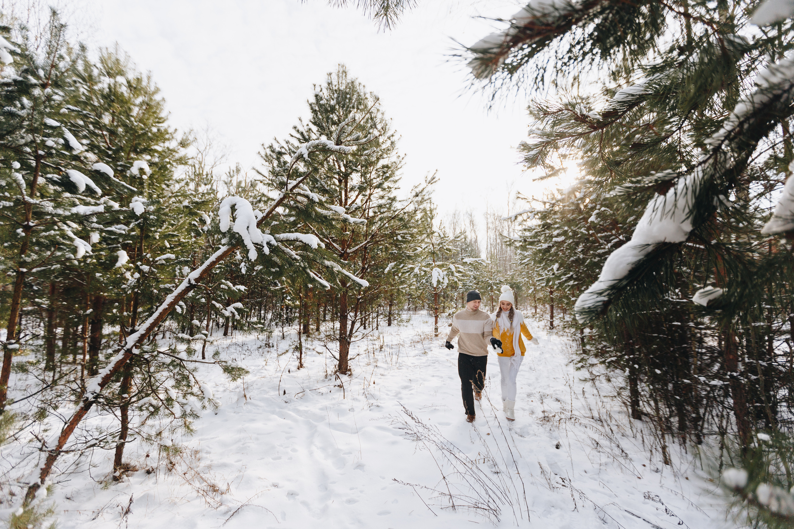 Зимняя лавстори. Свадебный семейный фотограф и видеограф Гомель Минск Беларусь Европа