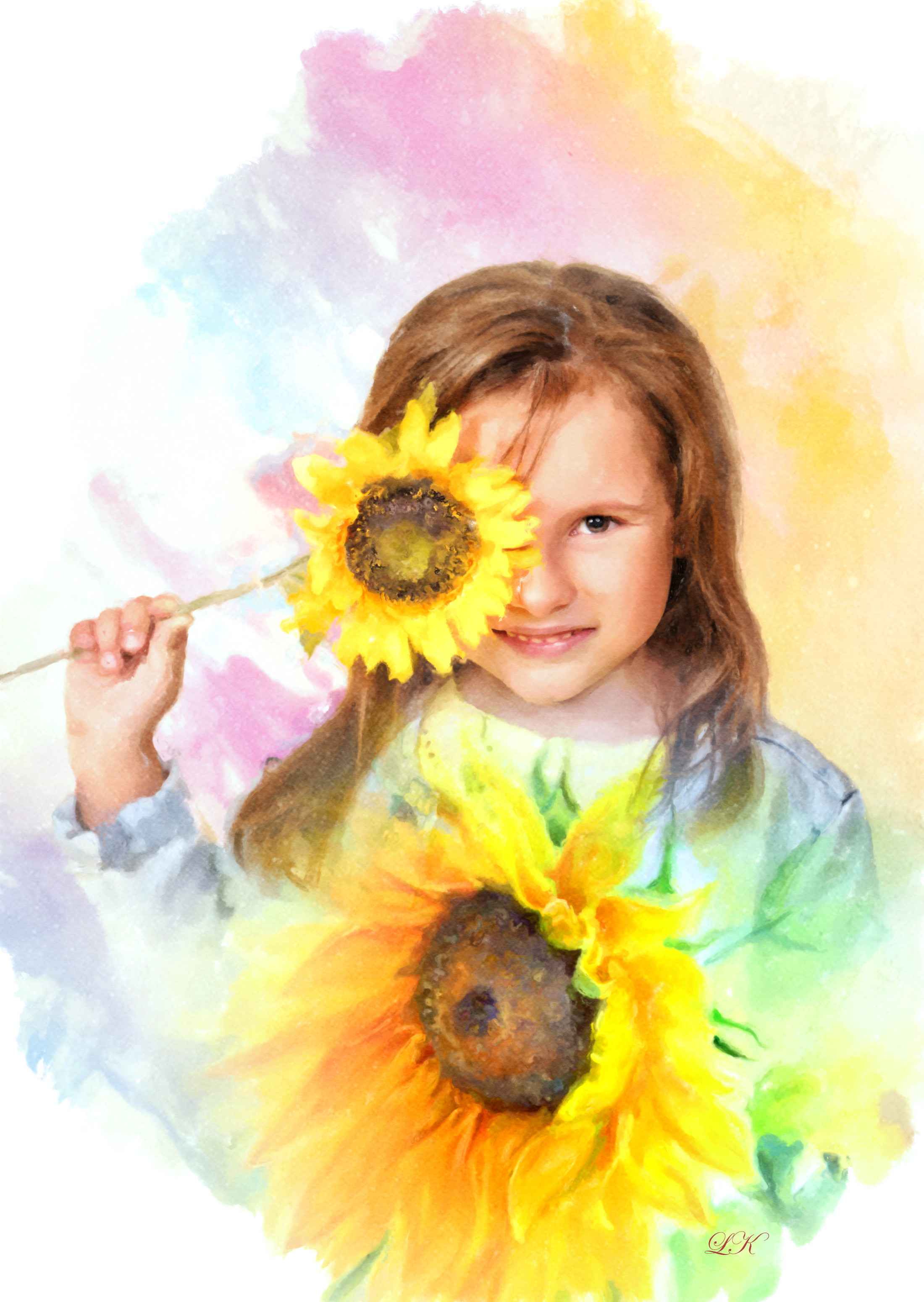 Акварельный рисунок по фотографии