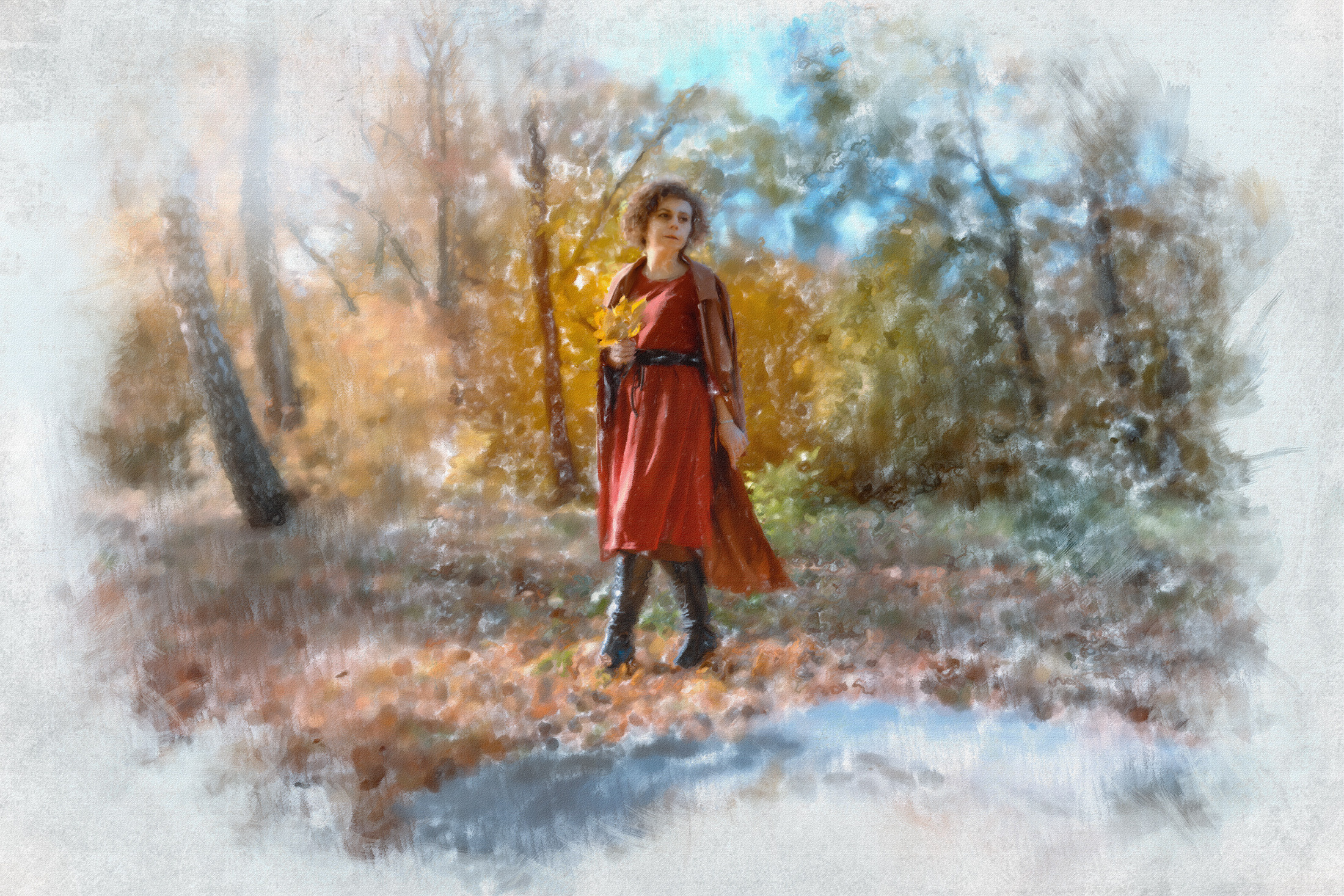 Акварельный рисунок по фотографии