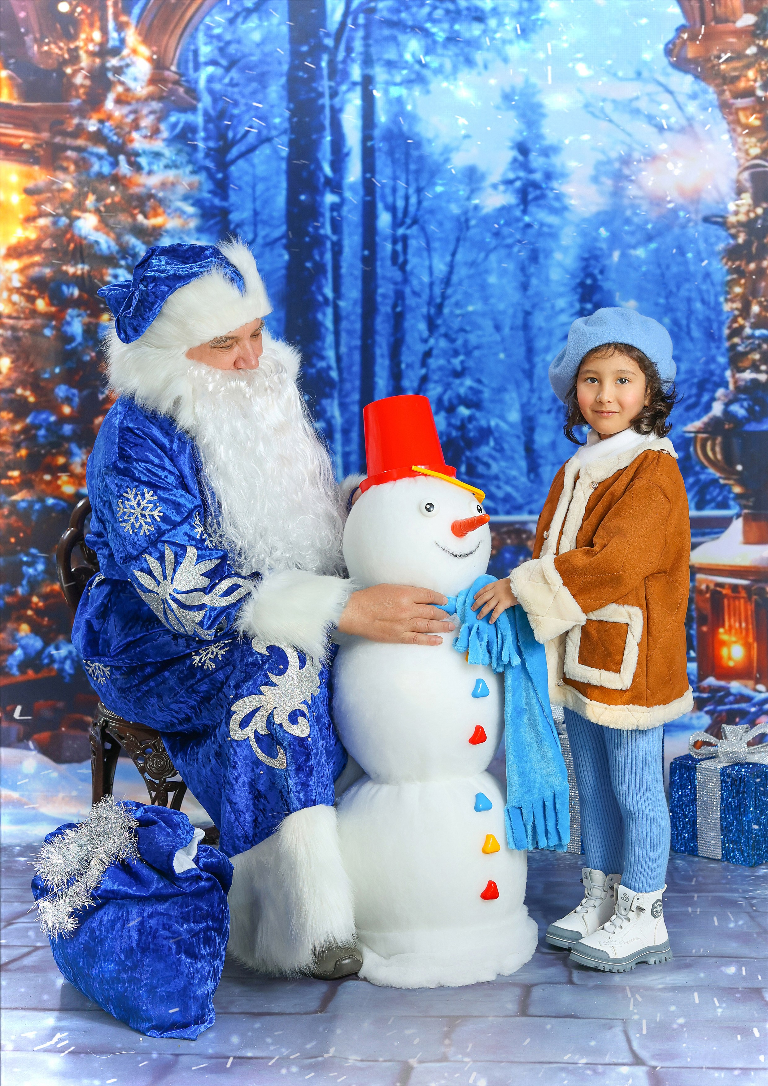 Фотосессия «В гостях у Деда Мороза» 2025. Фотограф в детский сад Елена Колчева Новокузнецк