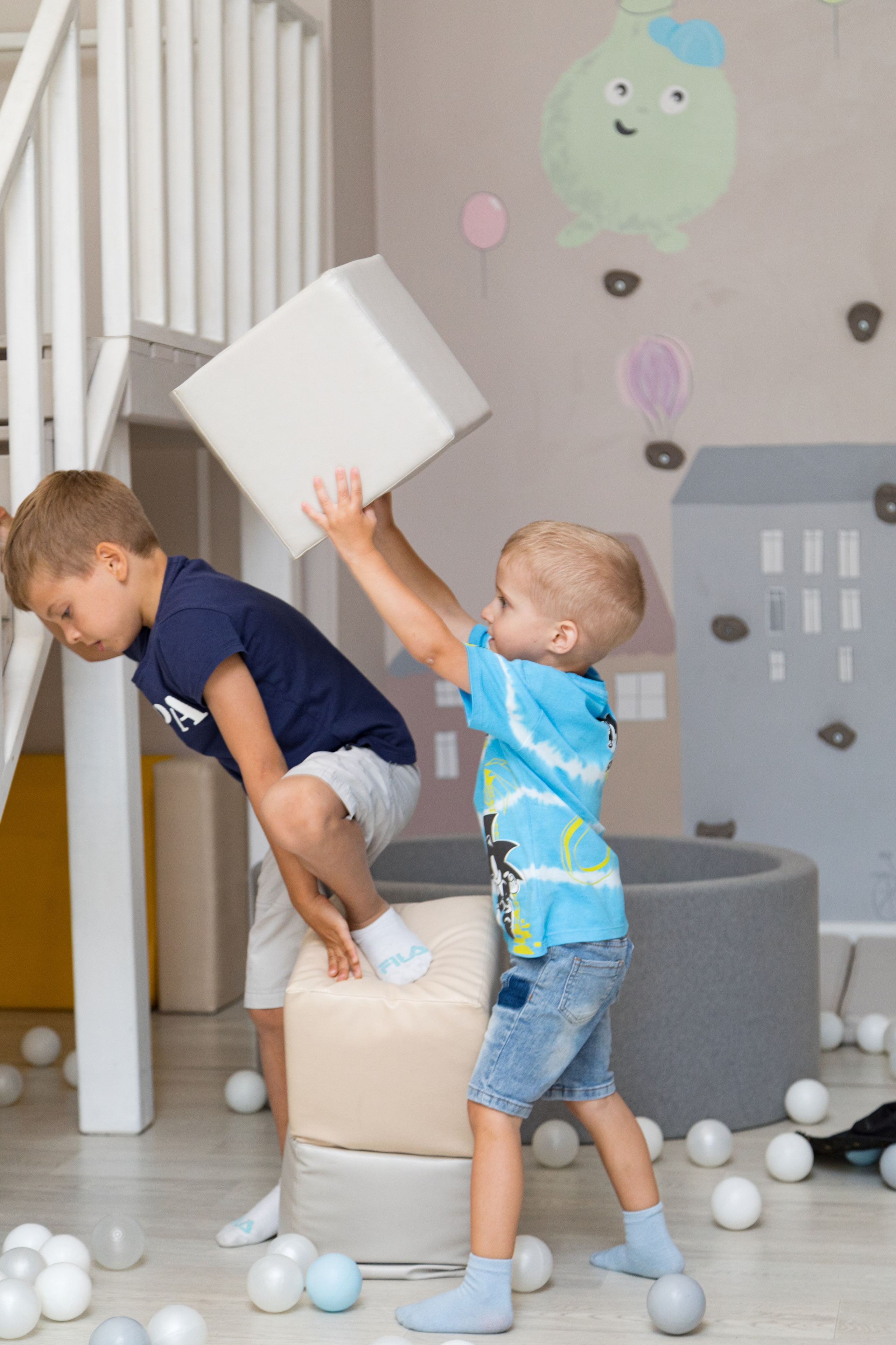 День рождения Федора, 4 года, Детская игровая студия Mimiloft. Детский и контент фотограф Надя Волкова Санкт-Петербург