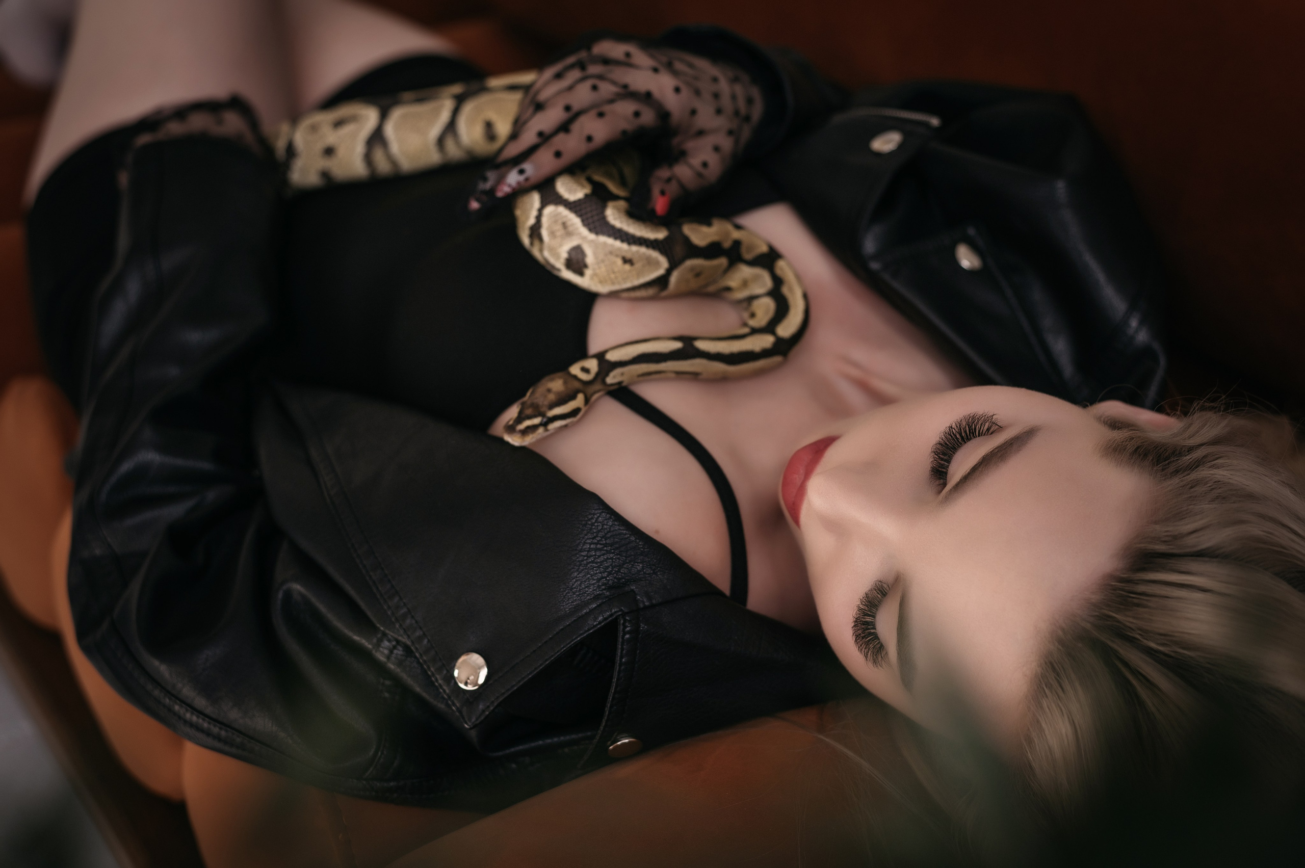 Фотосессия для Яны с змеей. Яна Муравлева |фотограф город Пенза