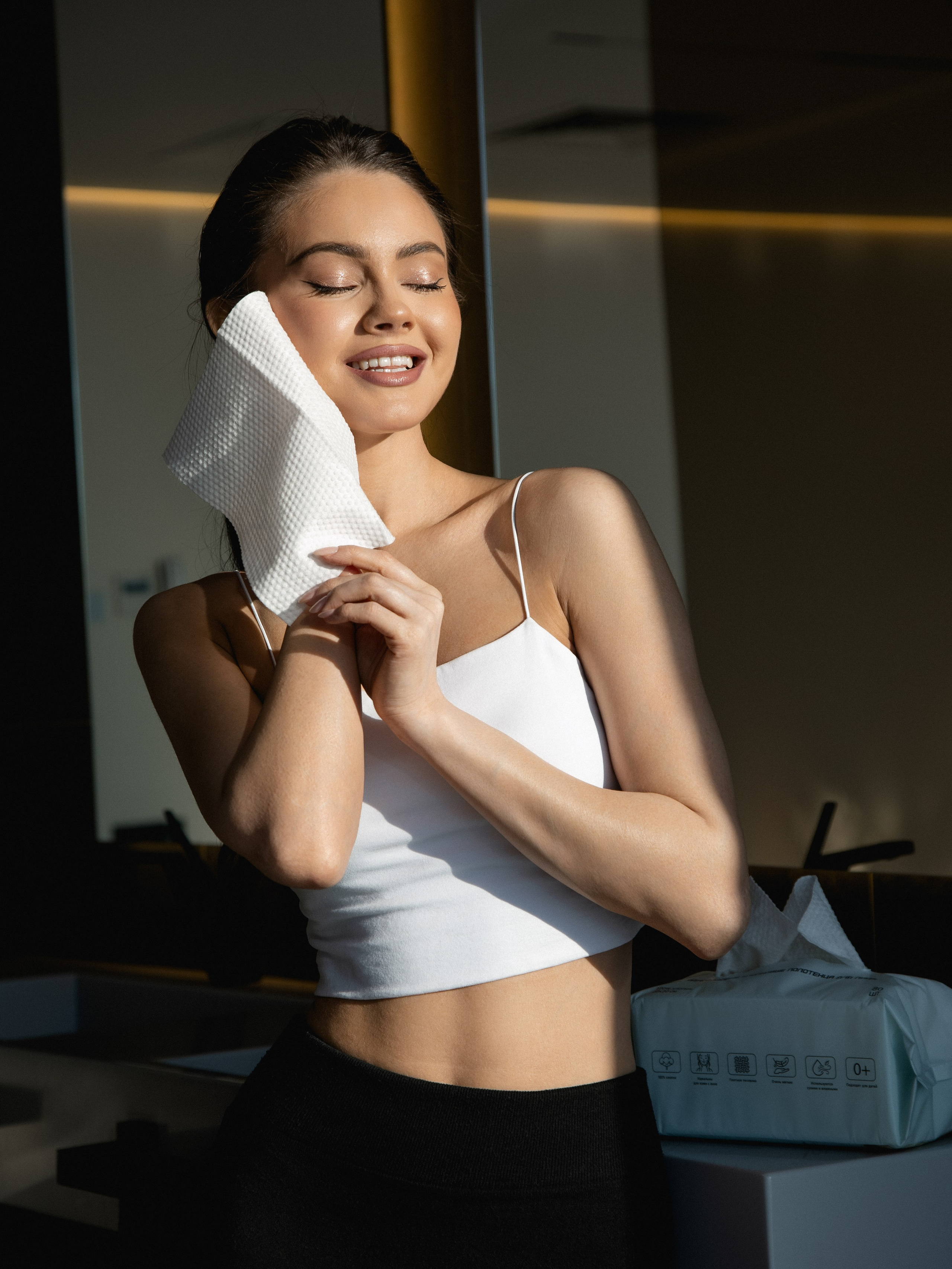 Хлопковые полотенца. Контент фотограф в Санкт-Петербурге Иванова Юлия