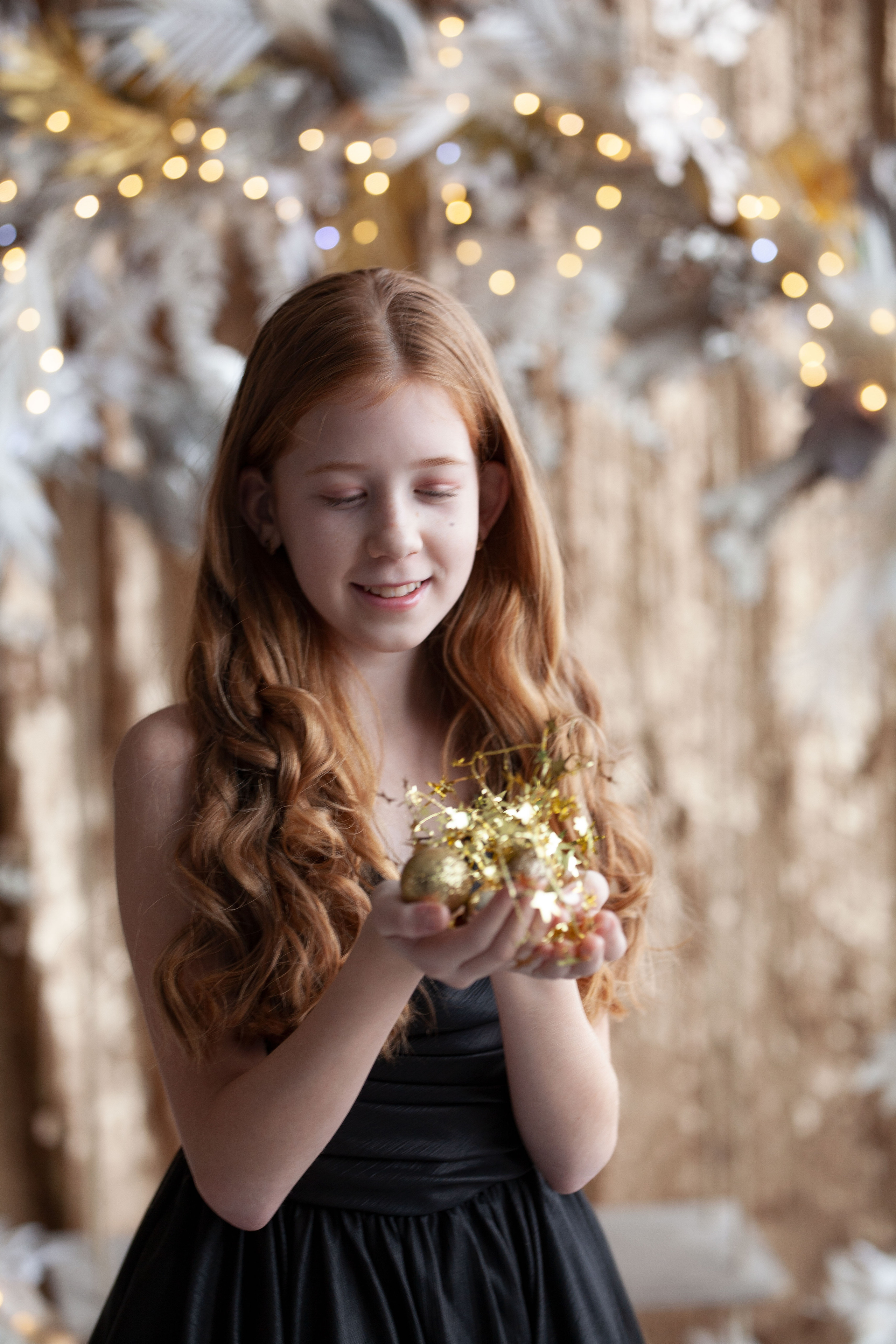 детский портрет Новый год