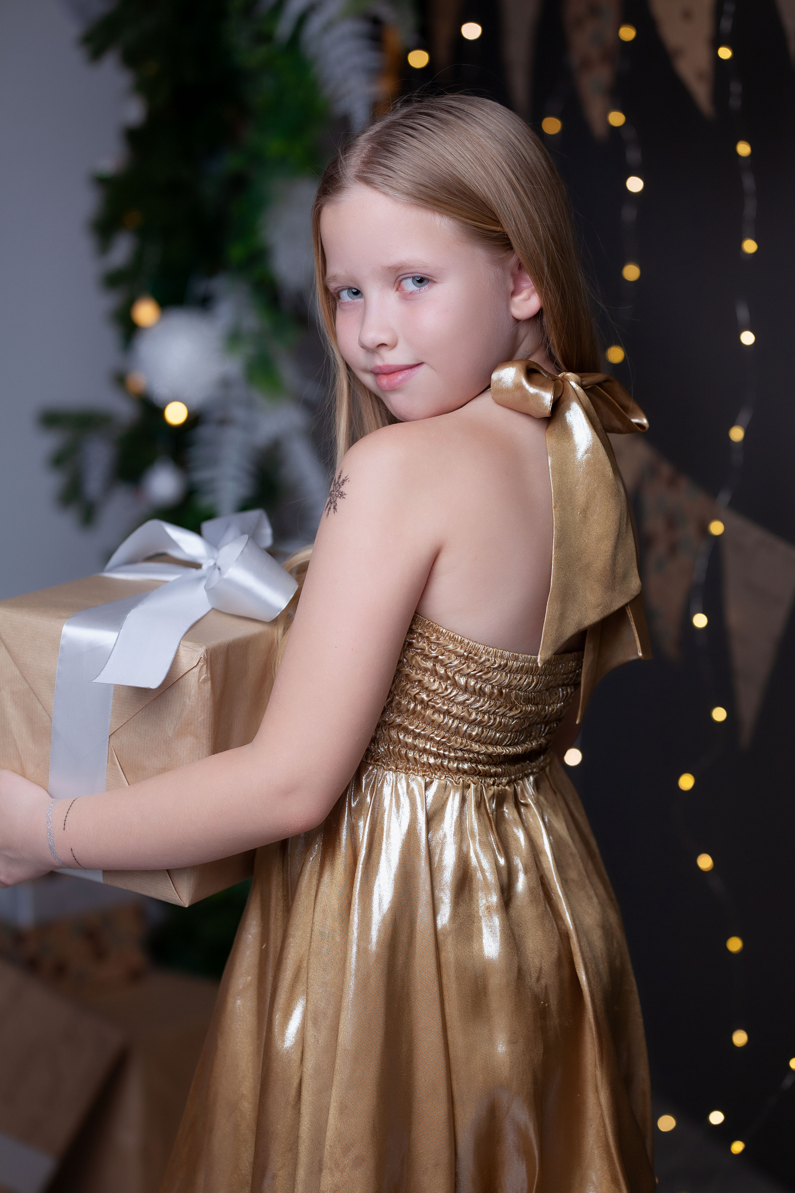 детский портрет Новый год