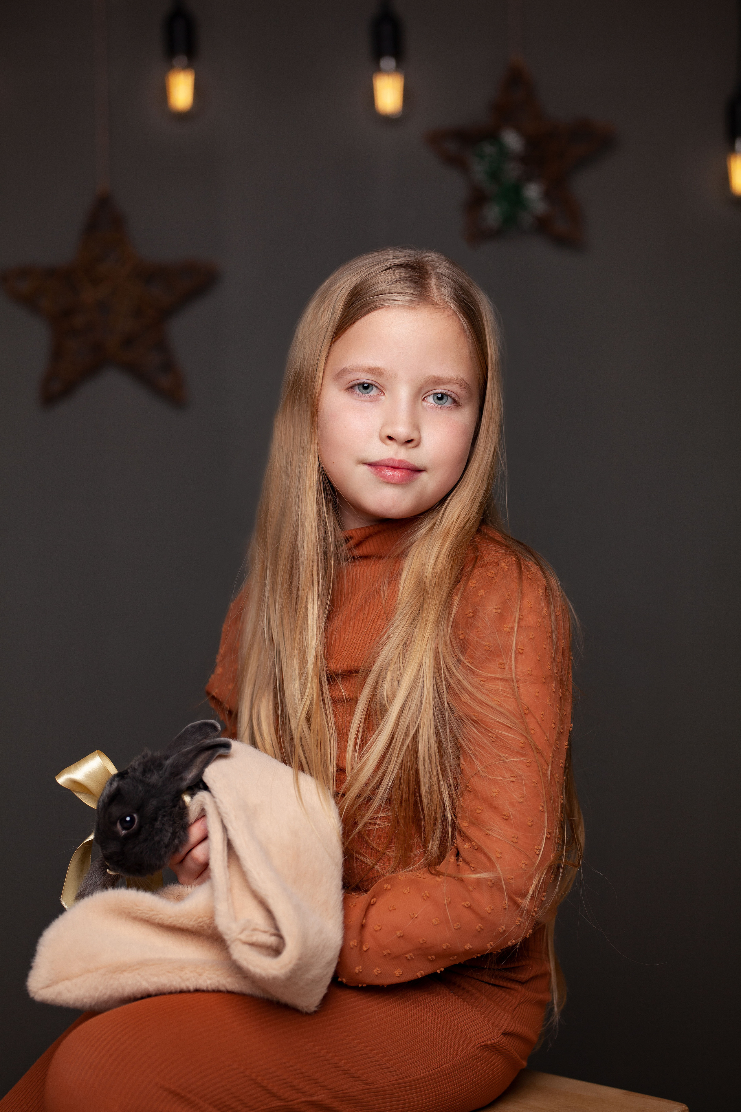 детский портрет Новый год