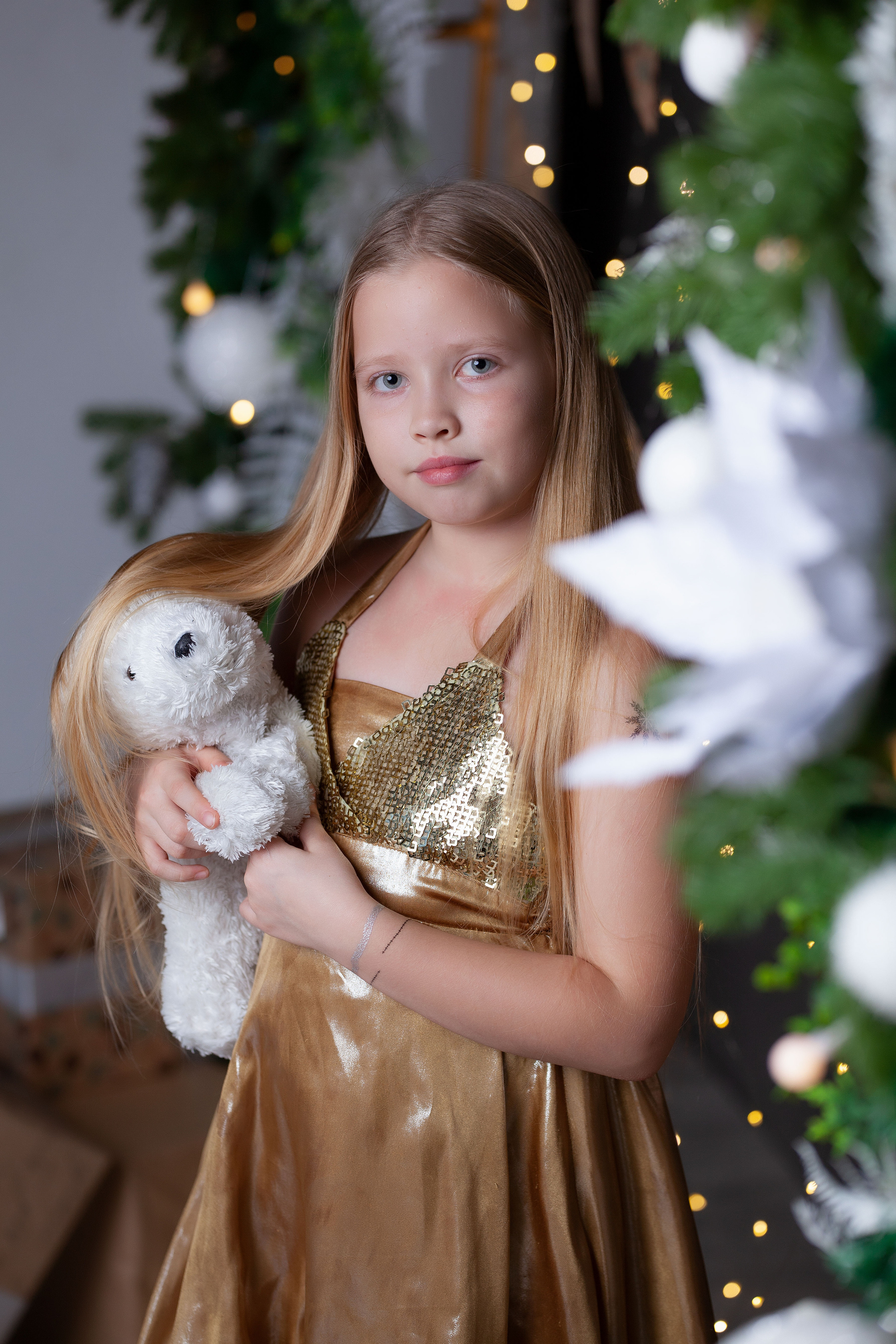 детский портрет Новый год