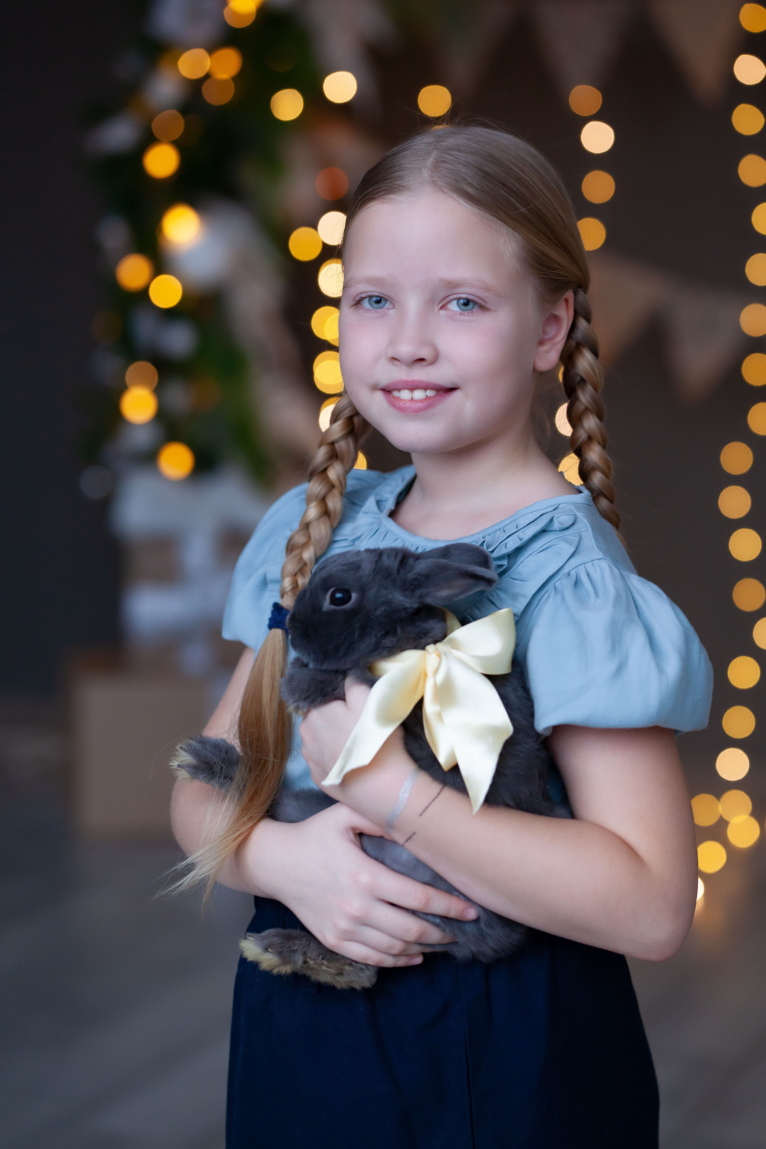 фото с кроликом 