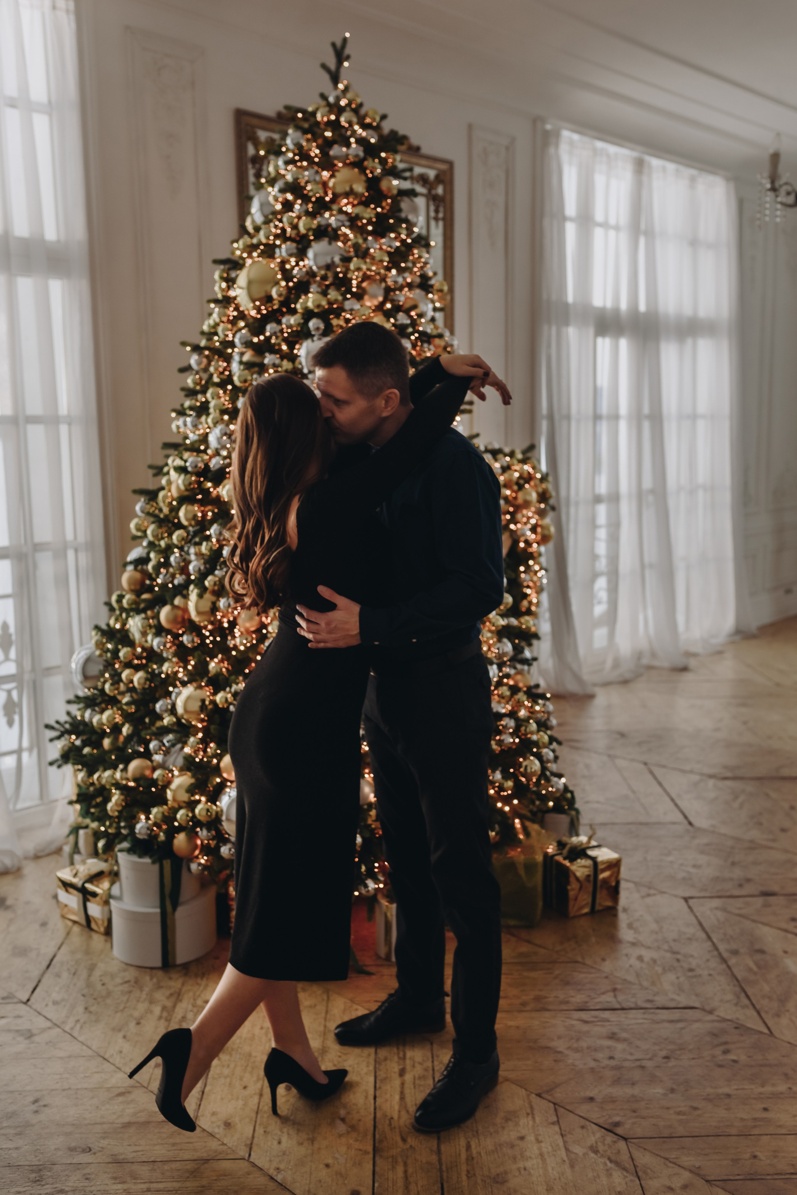 Новогодняя фотосессия в фотостудии. Фотограф Юлия Кондратьева