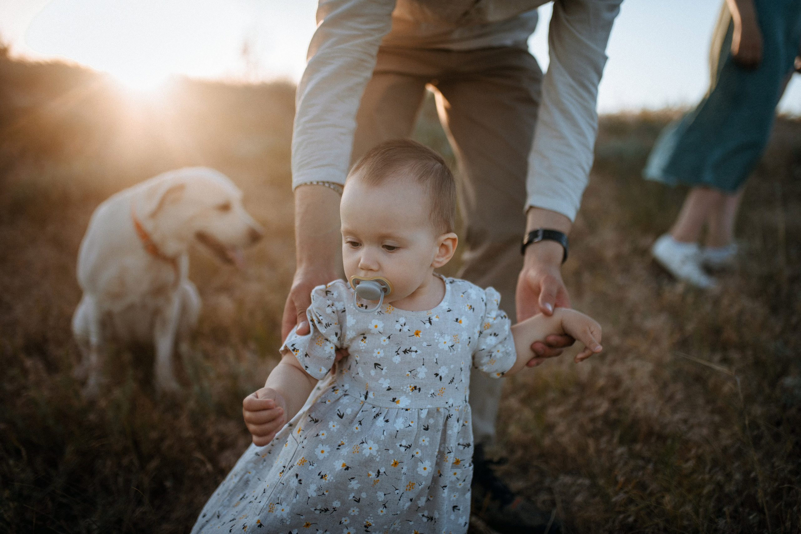 Трое в поле, не считая собаки. Семейный документальный фотограф в Волгограде Мариэта Додина