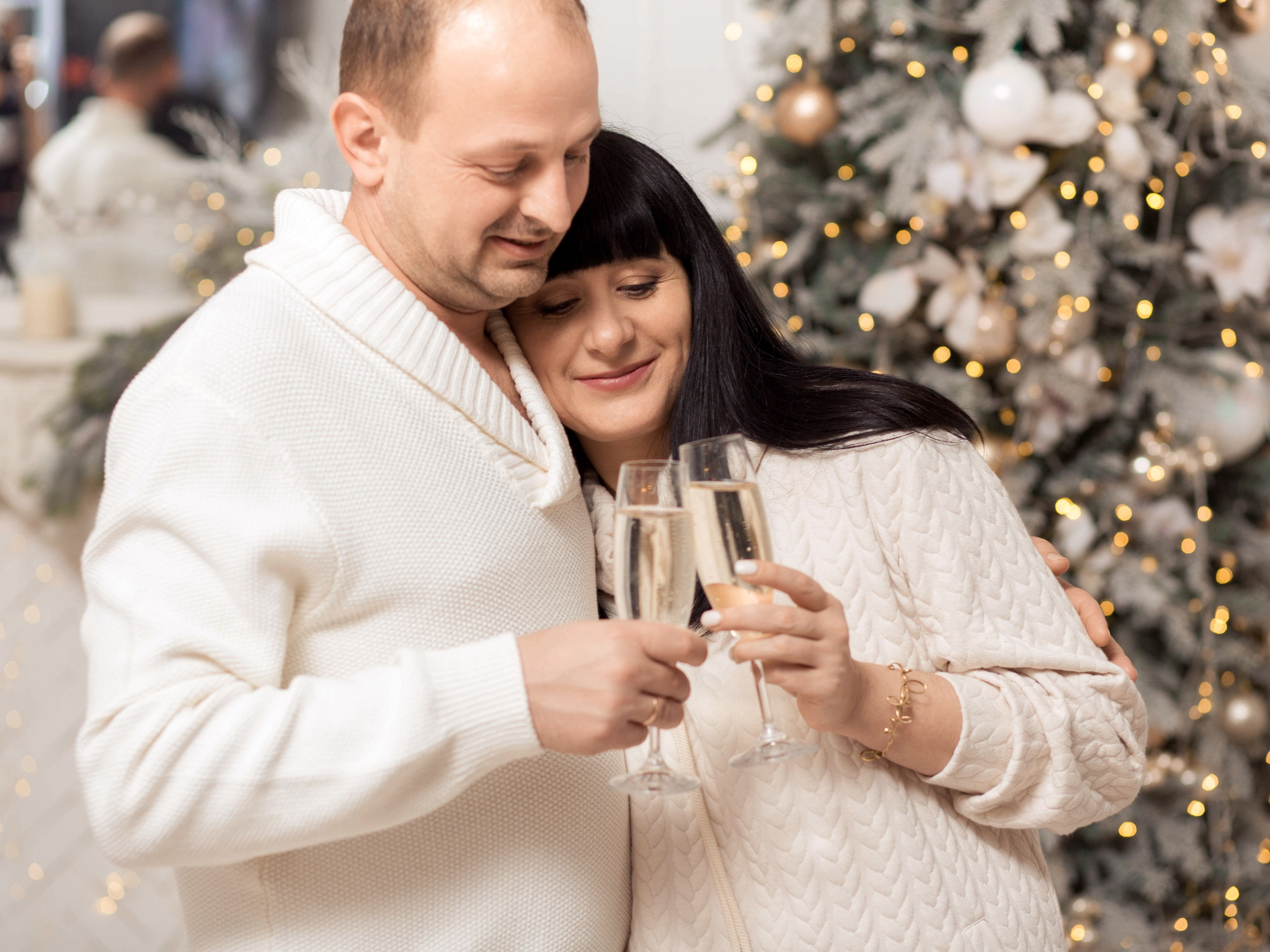 Новогодняя фотосессия в студии в Ростове на Дону для Александра, Лии и Артёма