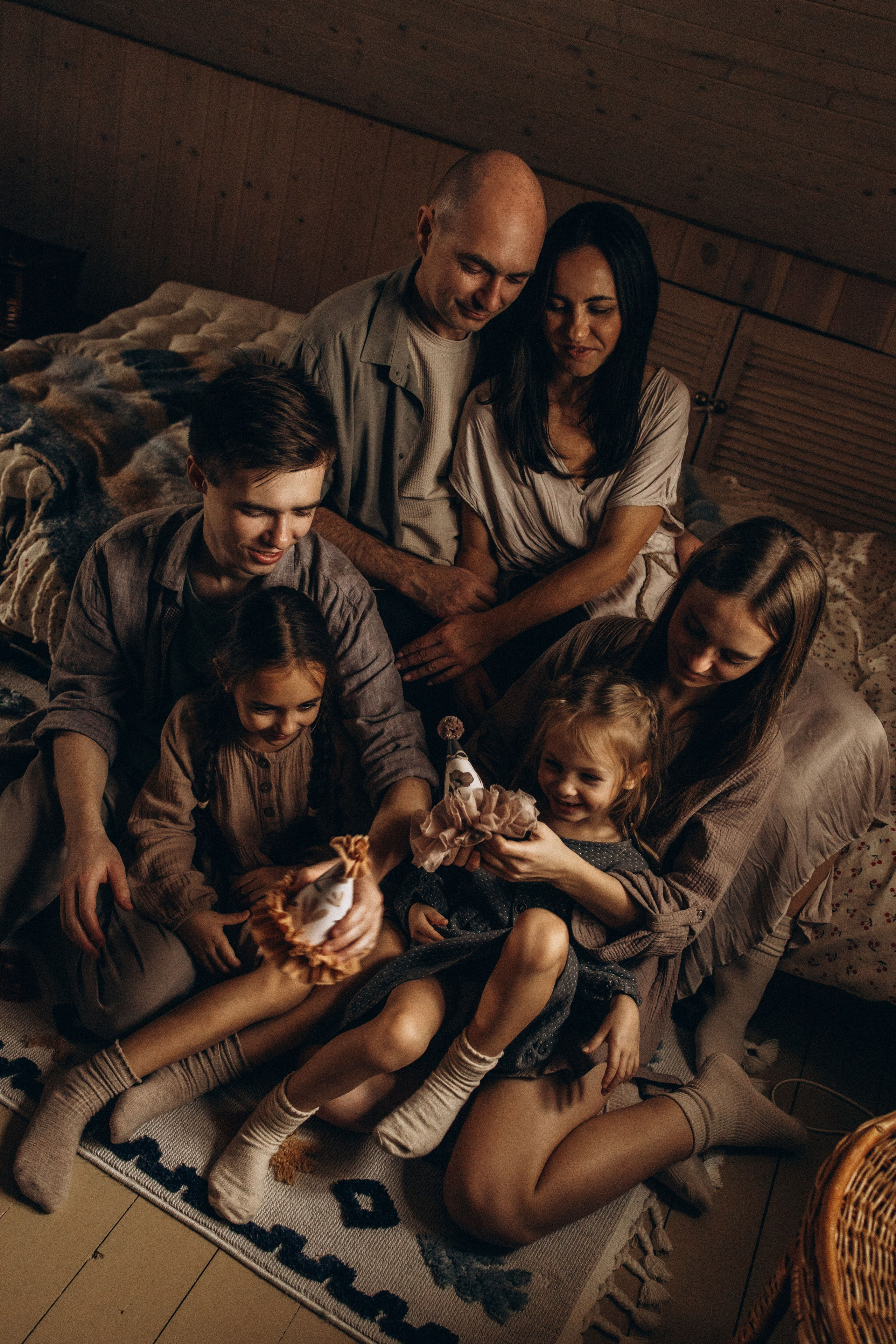 Юлия, Виктор, Саша, Настя, Ксюша и Аленка. Фотограф В Москве и Подольске Лена Иванова