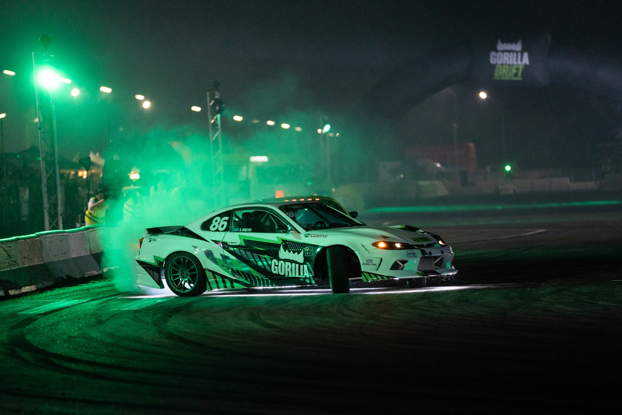 Чемпионат Казахстана по Дрифту 3й этап ночной заезд. Сайт Алматинского НЮ АРТ, будуар и фэшн фотографа Дениса Карпенко