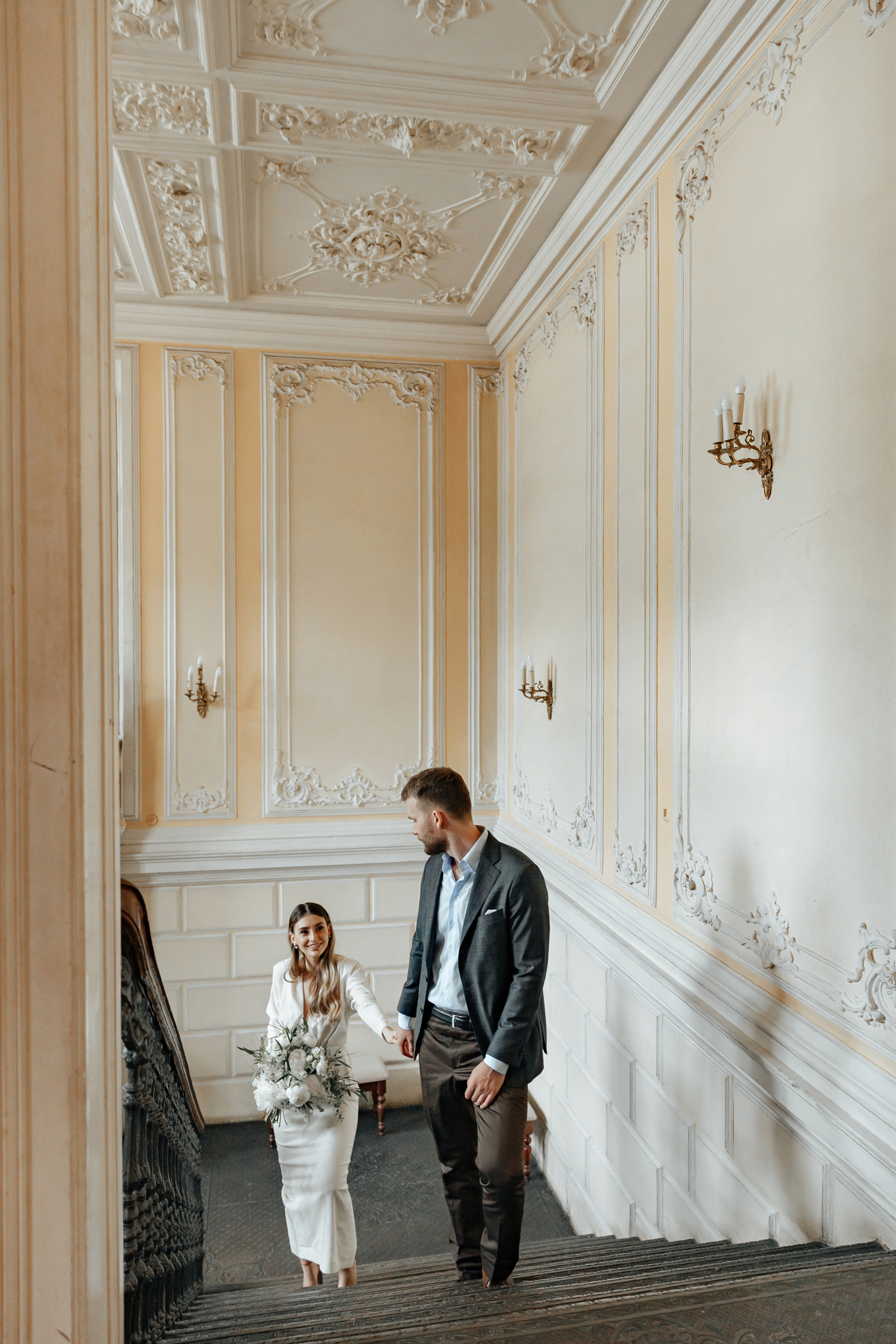 АРХИВ Яна и Глеб в Библиотеке-читальне им Пушкина. Свадебный фотограф Москва