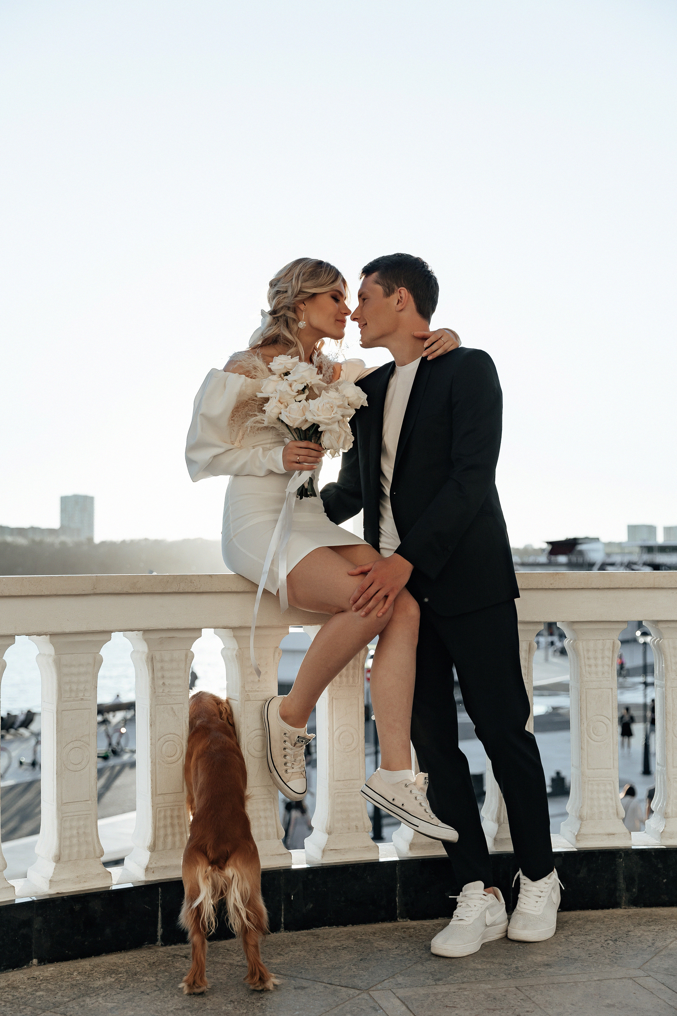 АРХИВ Анастасия и Максим: свадебная прогулка на Речном вокзале. Свадебный фотограф Москва