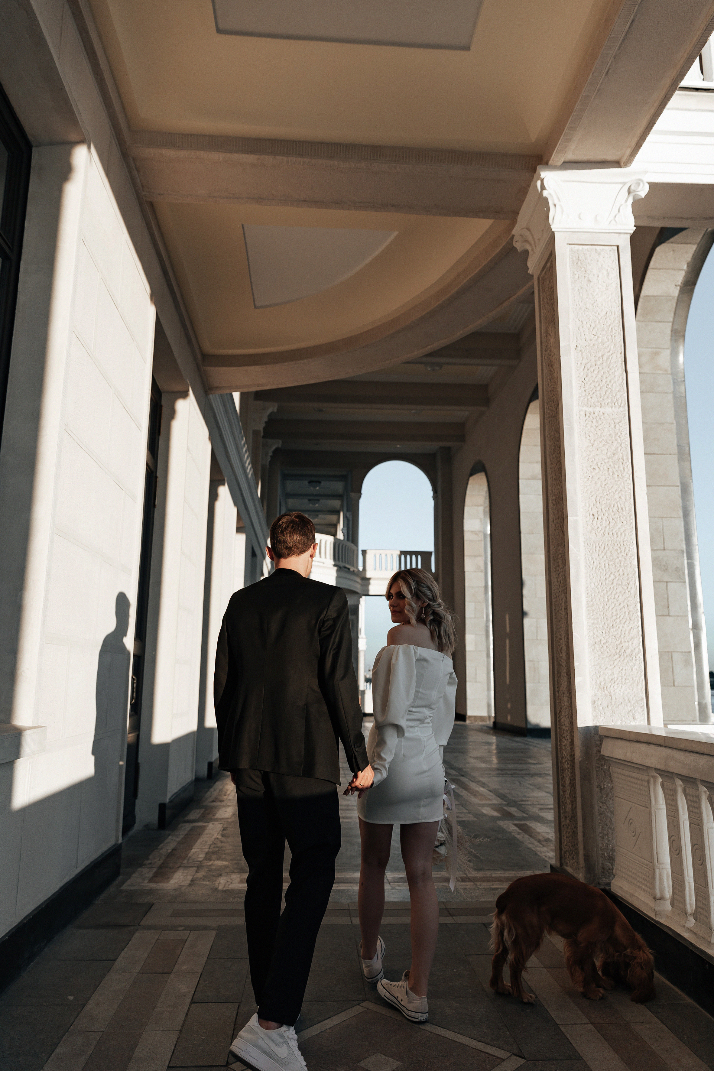 АРХИВ Анастасия и Максим: свадебная прогулка на Речном вокзале. Свадебный фотограф Москва